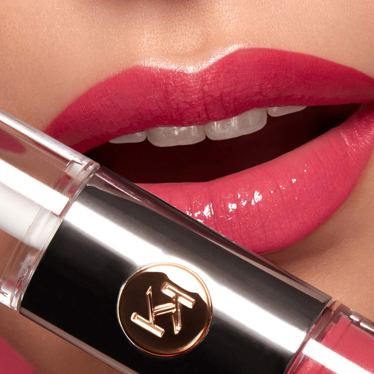 KIKO Milano Unlimited Double Touch 110 | Liquid lipstick with a bright finish in a two-step application. Lasts up to 12 hours. No-transfer base colour - Image 4