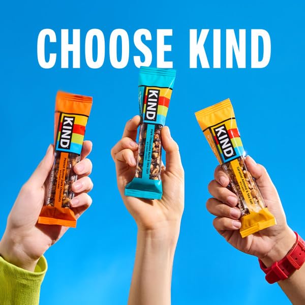 KIND Nut Bars, Dark Chocolate Nuts and Sea Salt, Healthy Snacks, Gluten Free, Low Sugar, 6g Protein, 12 Count - Image 4