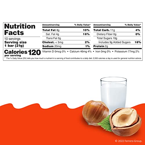 Kinder Bueno Milk Chocolate and Hazelnut Cream, 5 Pack, 2 Individually Wrapped Chocolate Bars Per Pack, 7.5 oz - Image 2