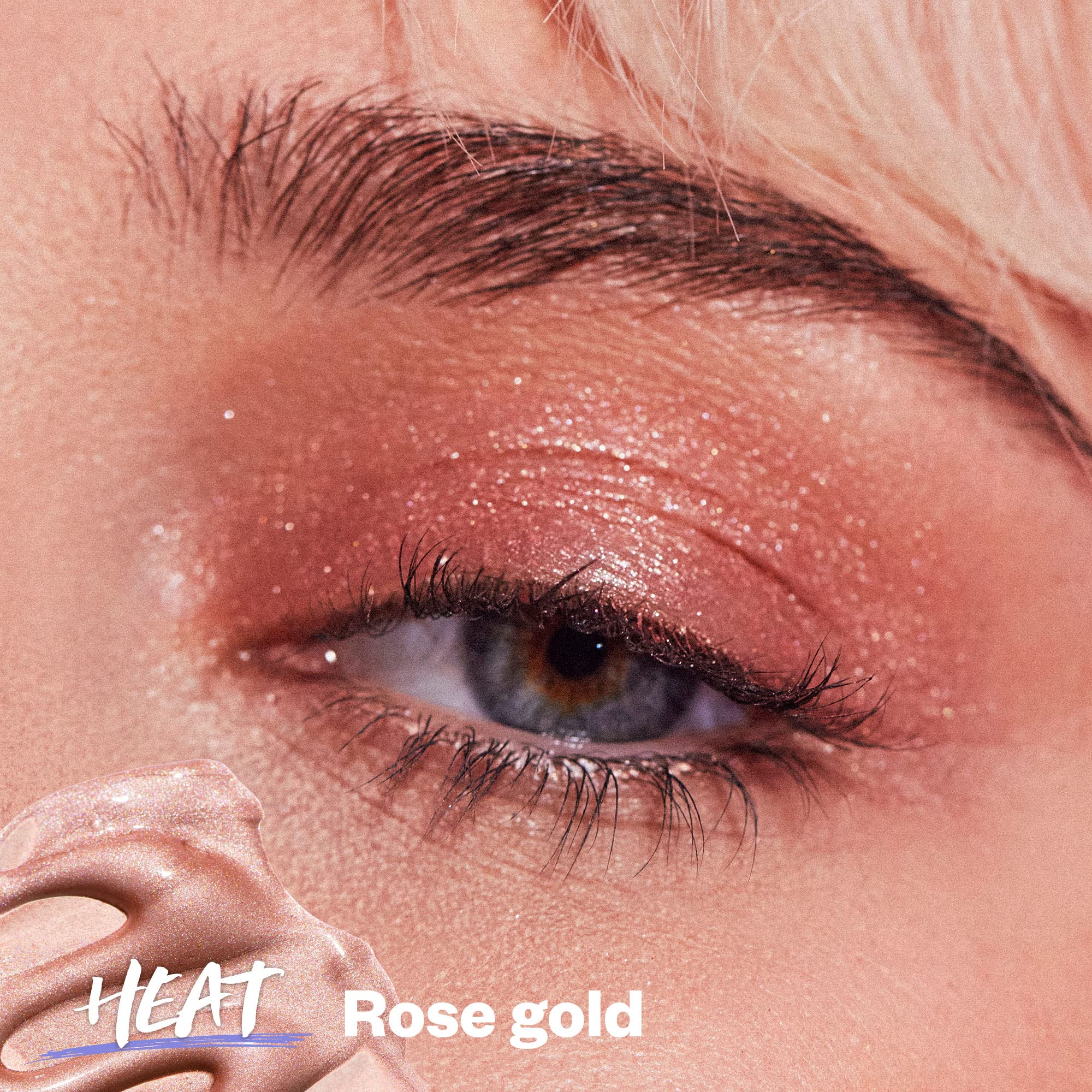 Kosas 10-Second Eye Gel Watercolor Eyeshadow: Moisturizing and Brightening Shimmer Eyeshadows - Heat - Image 7