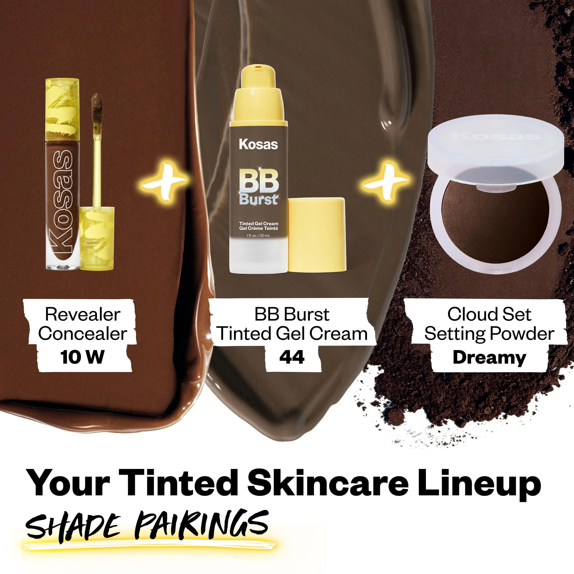 Kosas BB Burst Tinted Face Gel Cream - Supports Healthy Collagen, Smoothes Skin, Hydrates & Moisturizes - Lightweight Buildable Coverage - Rich Deep Neutral Olive 44, (1 Oz/30 ML) - Image 2