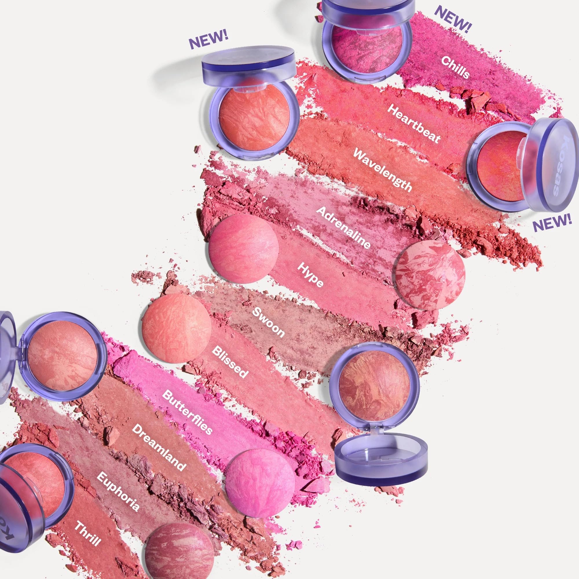 Kosas Blush is Life –Talc-Free Dimensional Blush Baked with Squalane & Hyaluronic Acid – Long Wear, Safe for Sensitive Skin - Blissed - Image 5