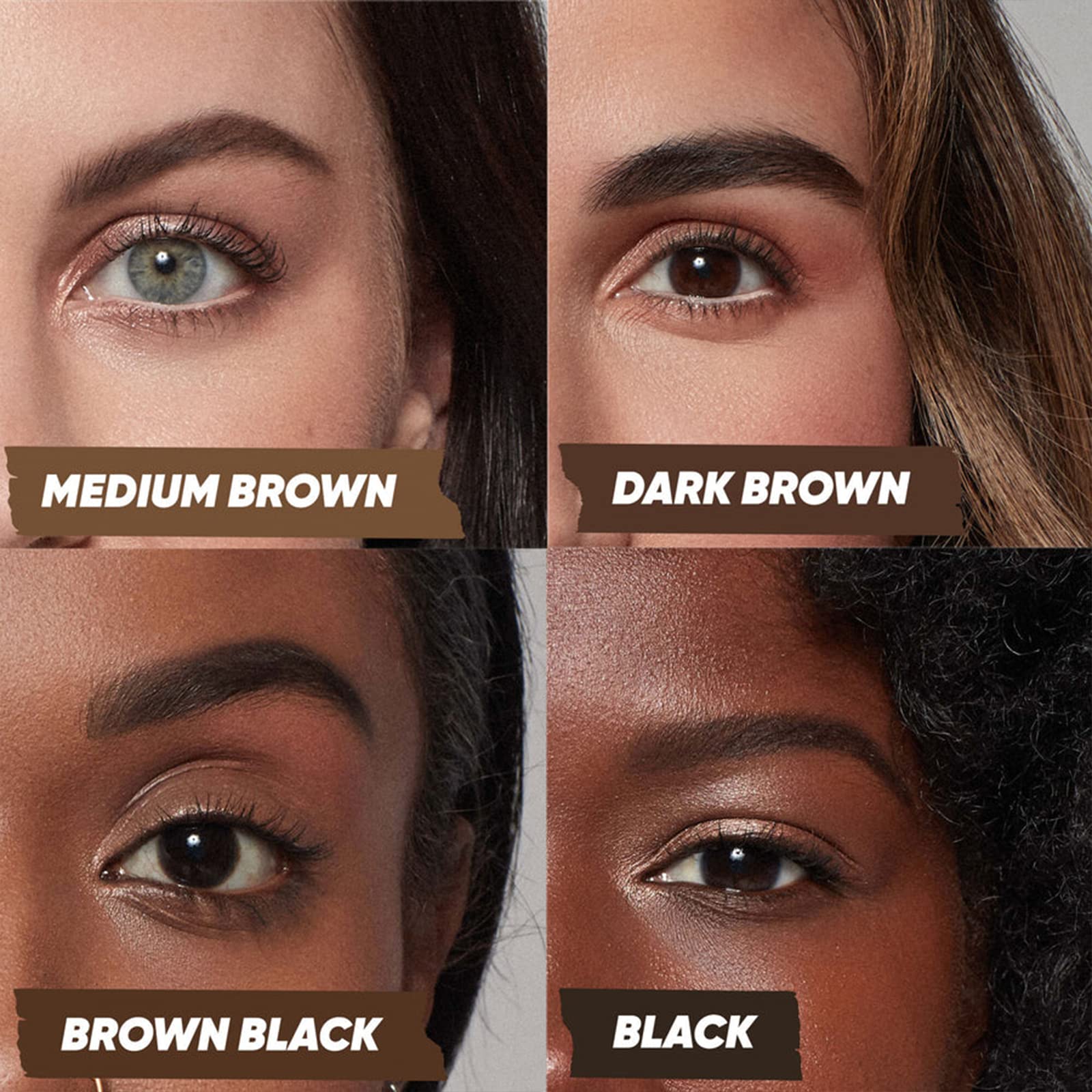 Kosas Brow Pop - Longwear Eyebrow Makeup, Dual-Sided Defining Pencil with Castor Oil for Soft, Natural Look of Real Hair - Brown Black - Image 4