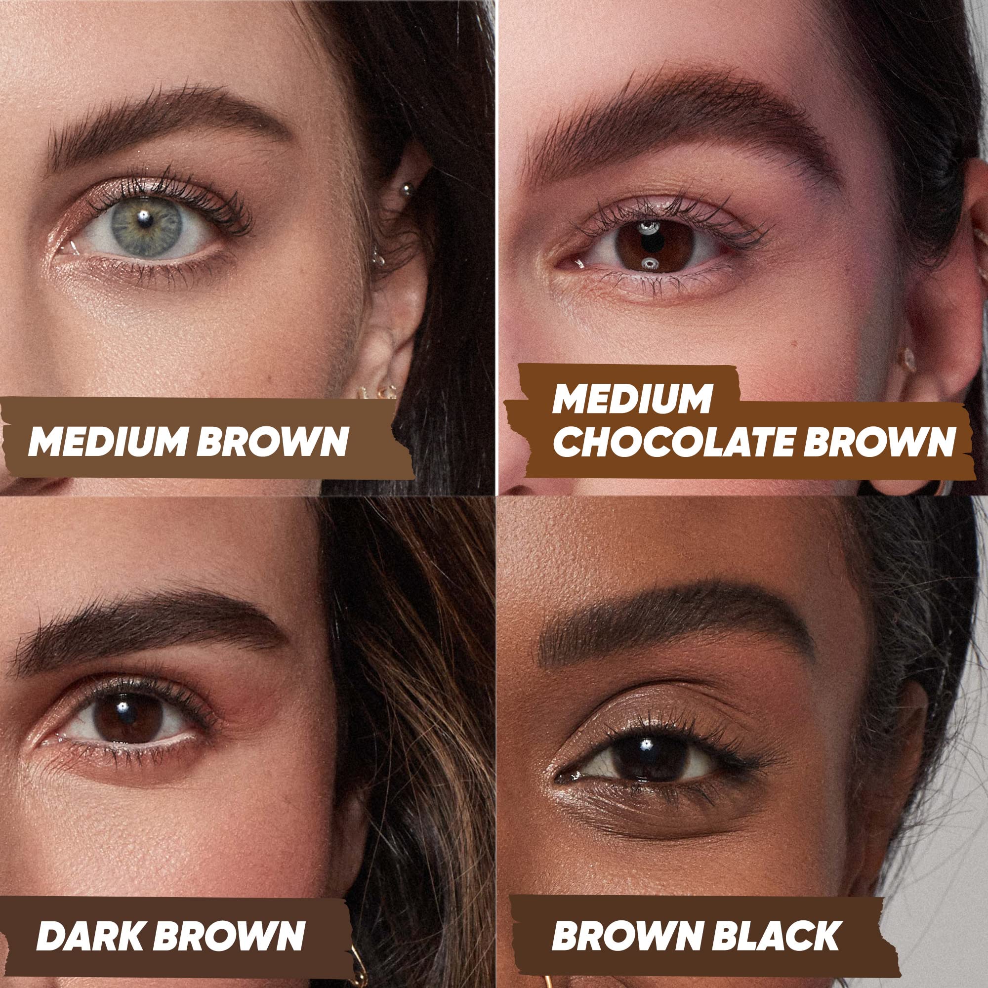 Kosas Brow Pop - Longwear Eyebrow Makeup, Dual-Sided Defining Pencil with Castor Oil for Soft, Natural Look of Real Hair - Dark Brown - Image 4