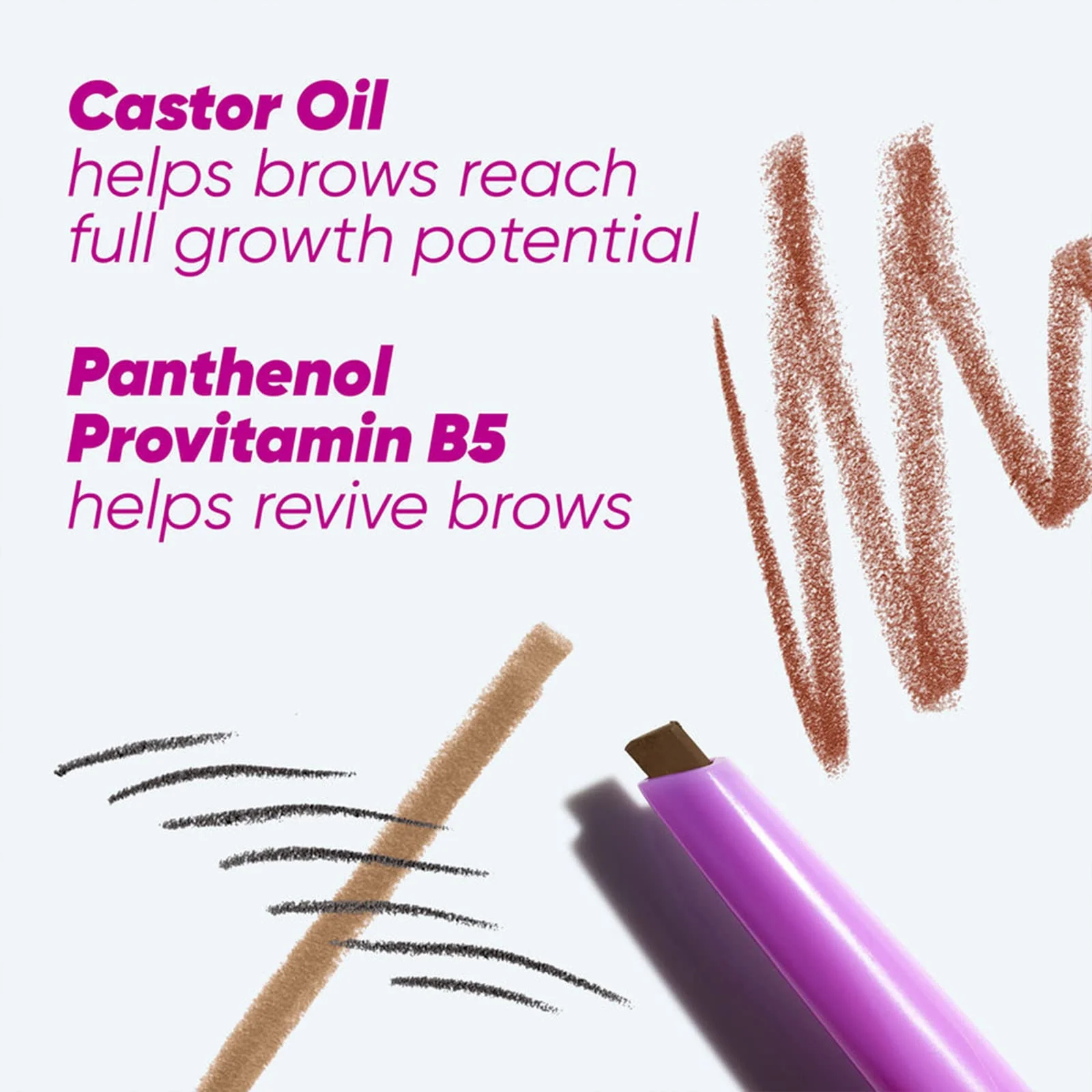 Kosas Brow Pop - Longwear Eyebrow Makeup, Dual-Sided Defining Pencil with Castor Oil for Soft, Natural Look of Real Hair - Soft Brown - Image 5