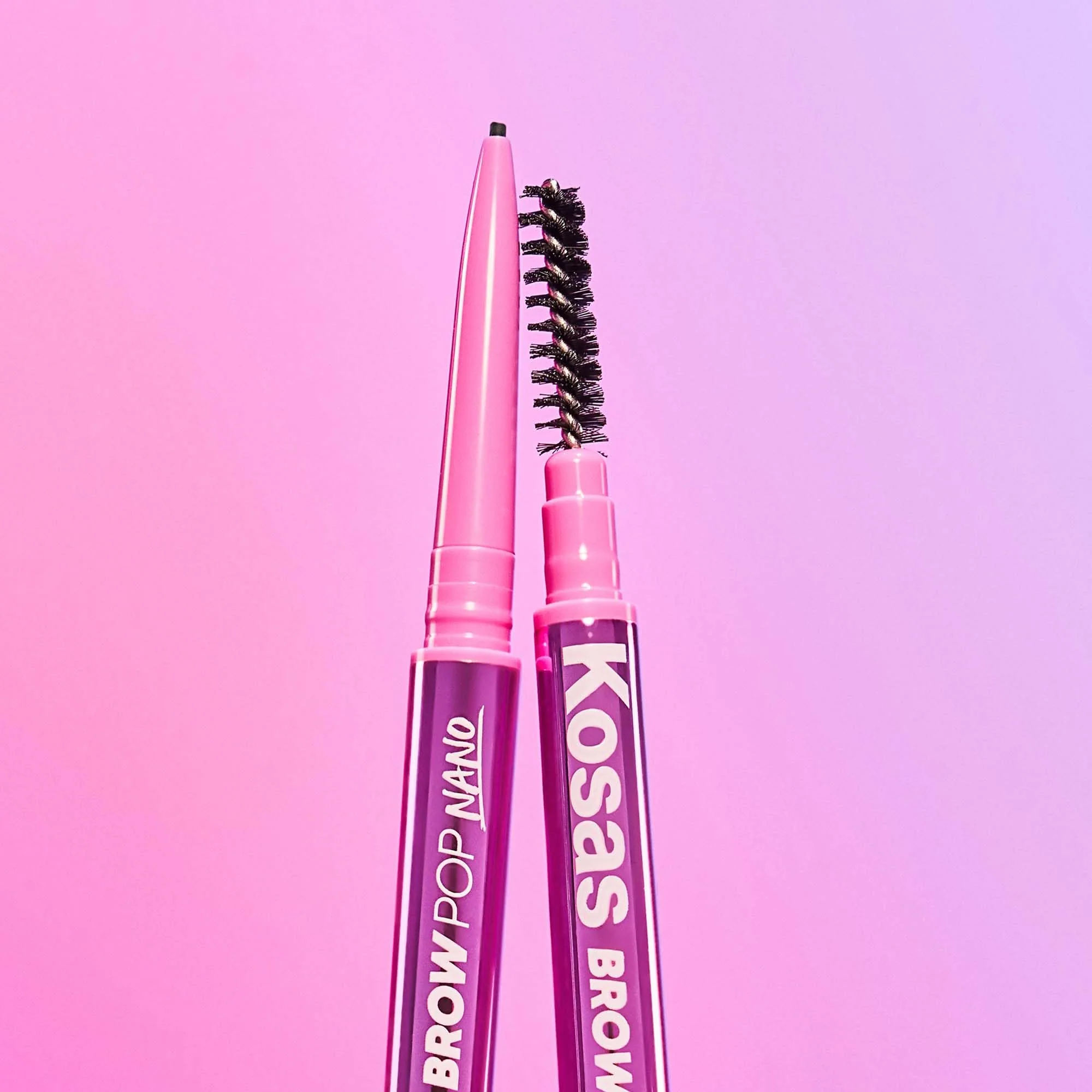 Kosas Brow Pop Nano Eyebrow Pencil – Ultra-Fine 1mm Micro Brow Pencil with Spoolie, Brown Black - Image 6