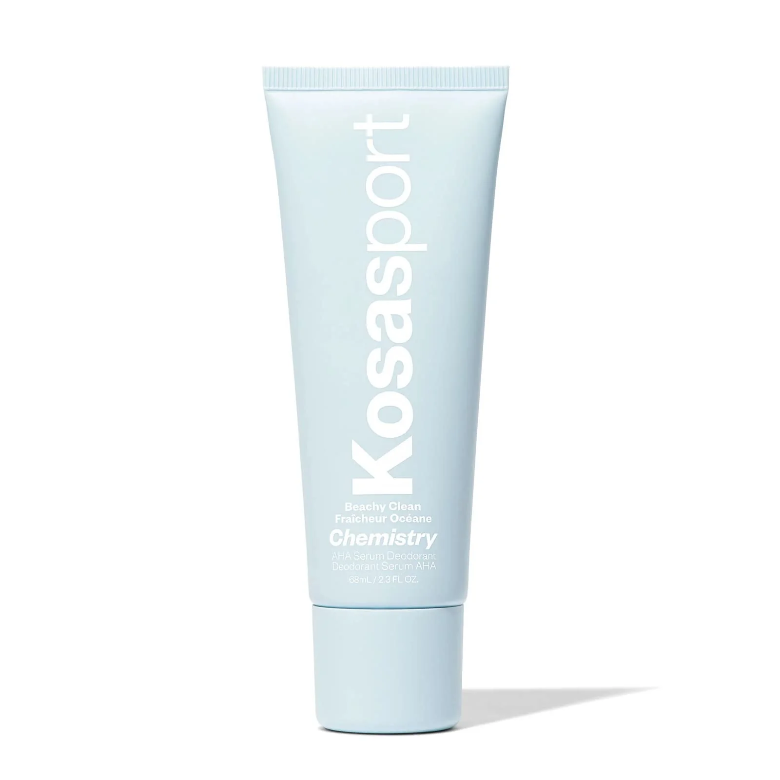 Kosas Chemistry Deodorant - Aluminium and Baking Soda Free + BO-Fighting AHA Serum that Exfoliates, Softens, and Nourishes the Skin, (Beachy Clean)
