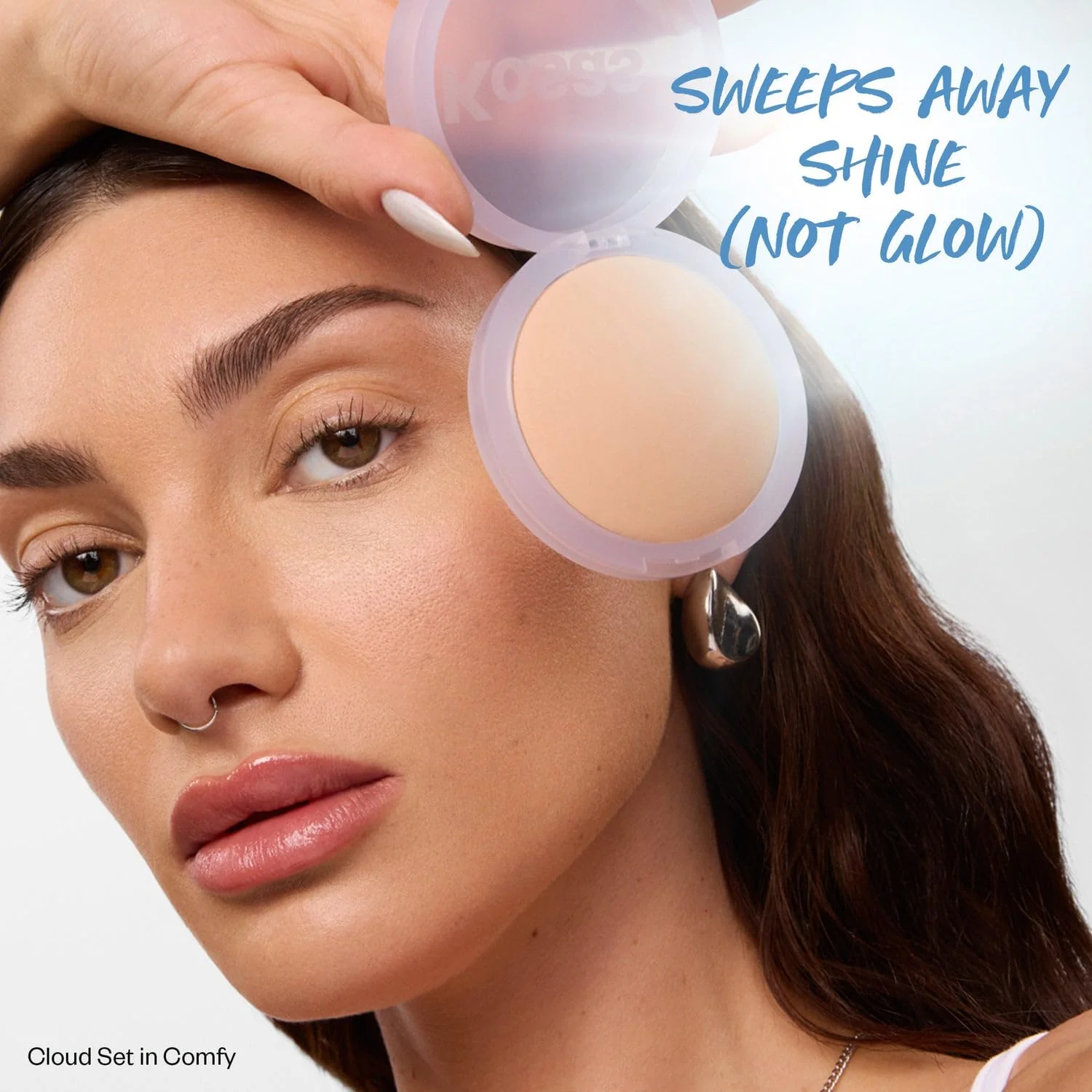 Kosas Cloud Set Pressed Setting Powder – Translucent Shine Control Face Powder, Soft Matte Finish, Comfy (Sheer Medium) - Image 8