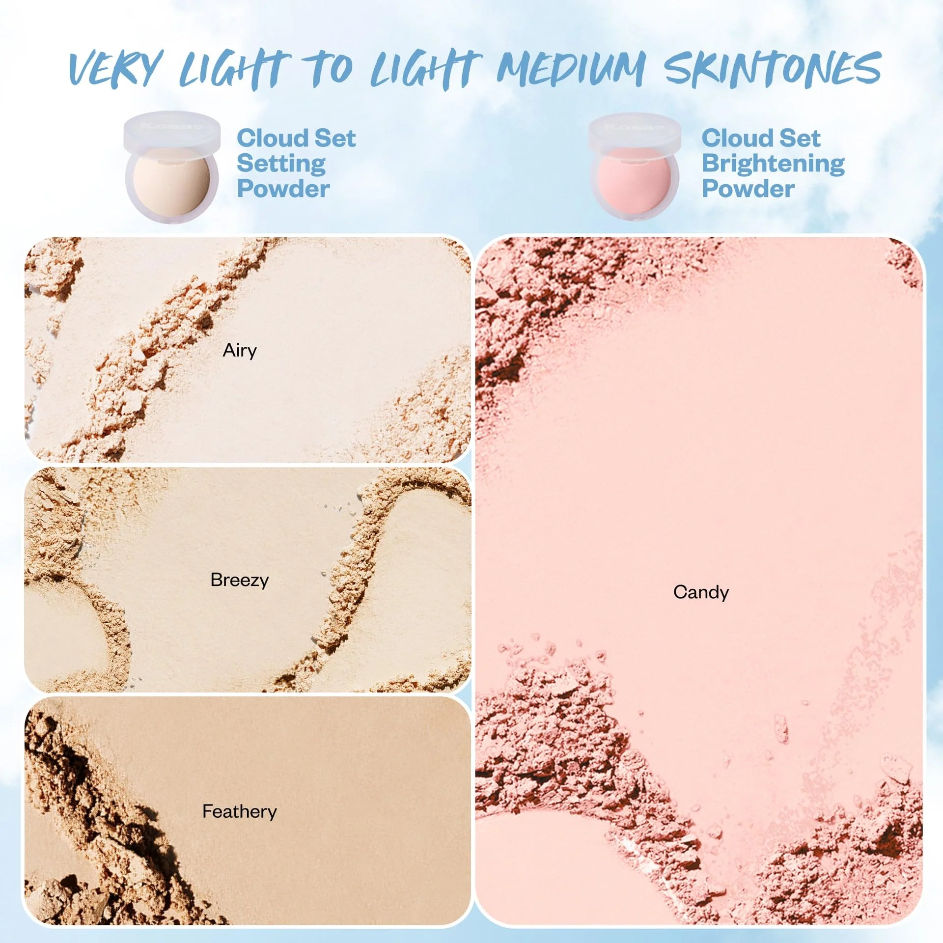 Kosas Cloud Set Pressed Setting Powder – Translucent Shine Control Face Powder, Soft Matte Finish, Cushiony (Sheer Golden Medium) - Image 2