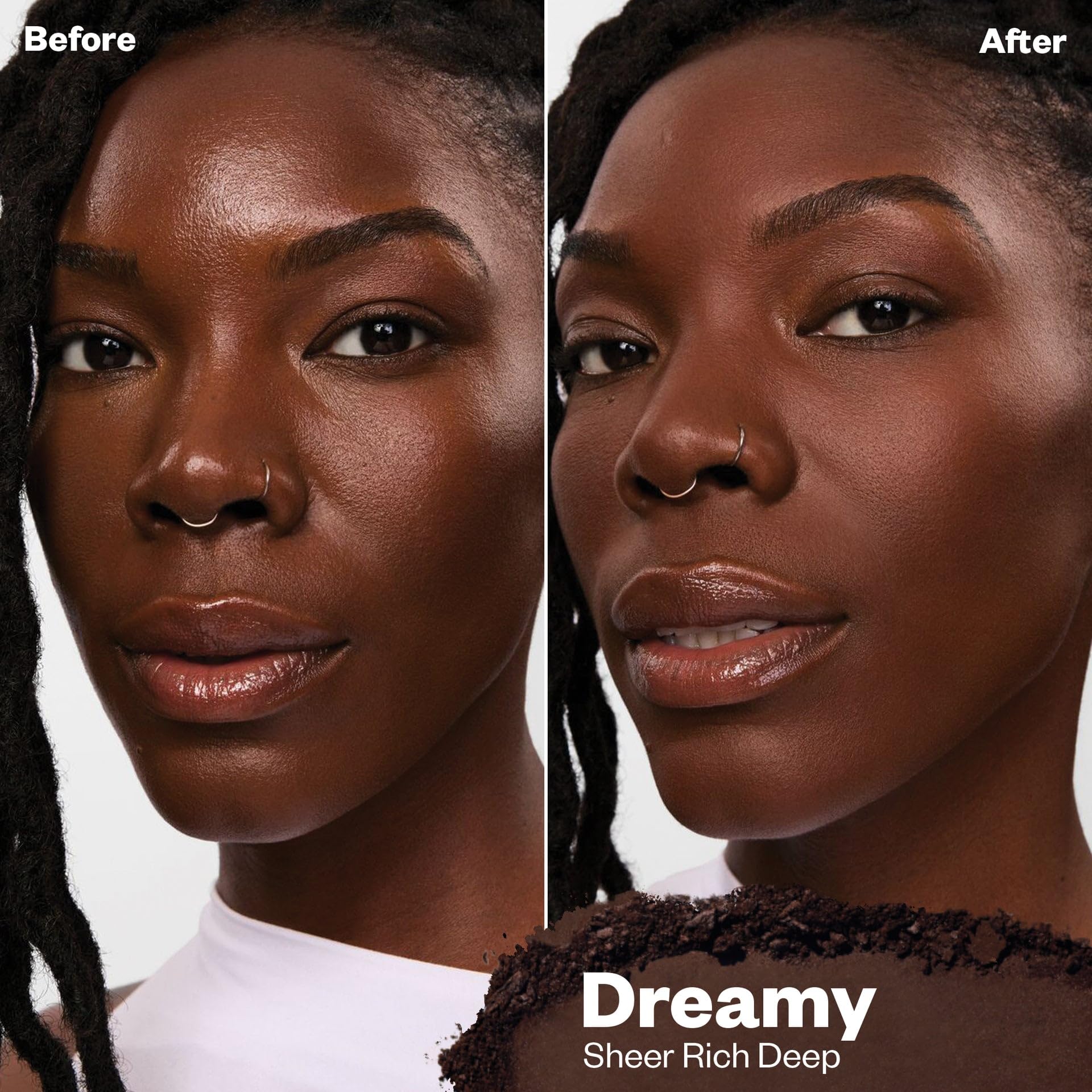 Kosas Cloud Set Pressed Setting Powder – Translucent Shine Control Face Powder, Soft Matte Finish, Dreamy (Sheer Rich Deep) - Image 9