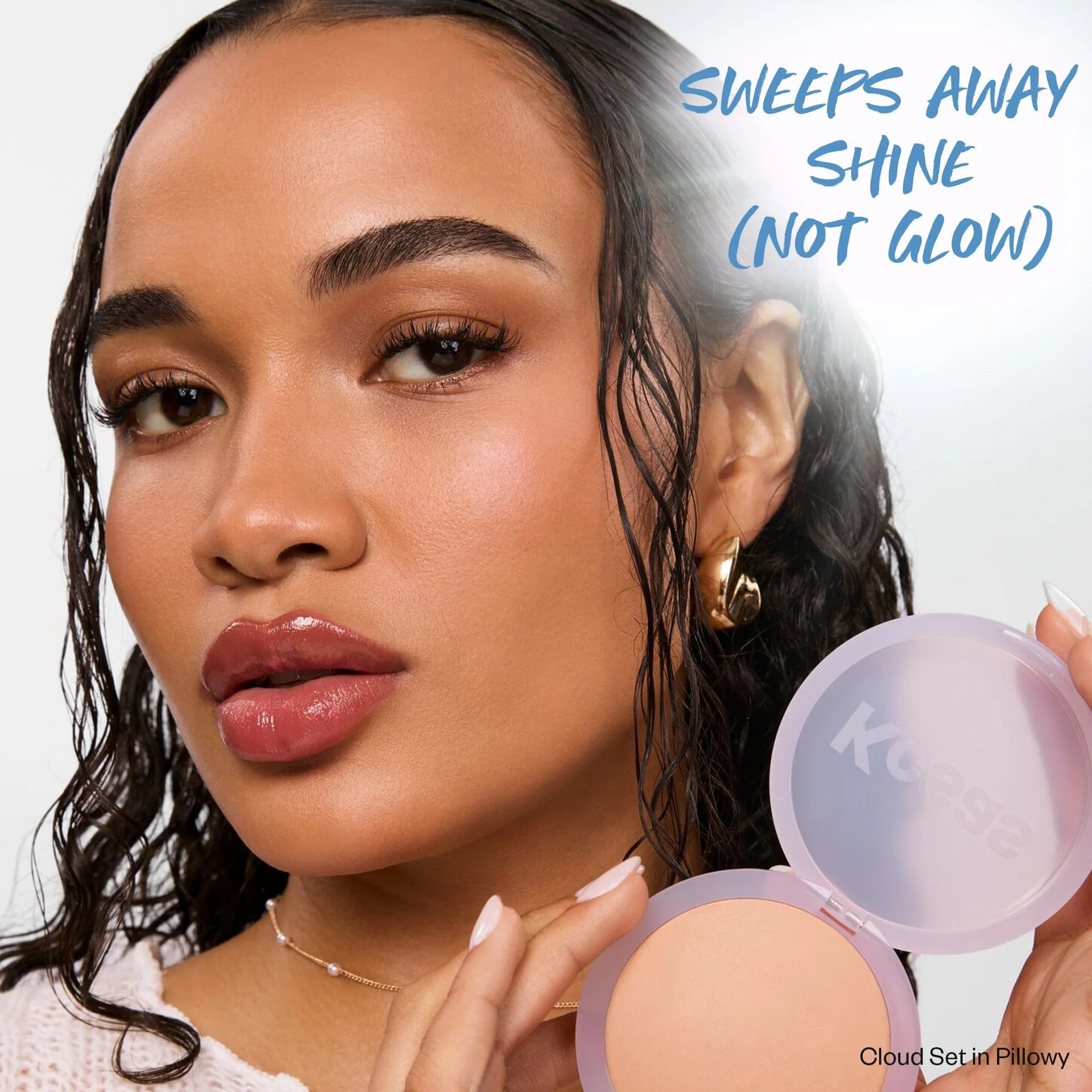Kosas Cloud Set Pressed Setting Powder – Translucent Shine Control Face Powder, Soft Matte Finish, Pillowy (Sheer Medium Tan) - Image 8