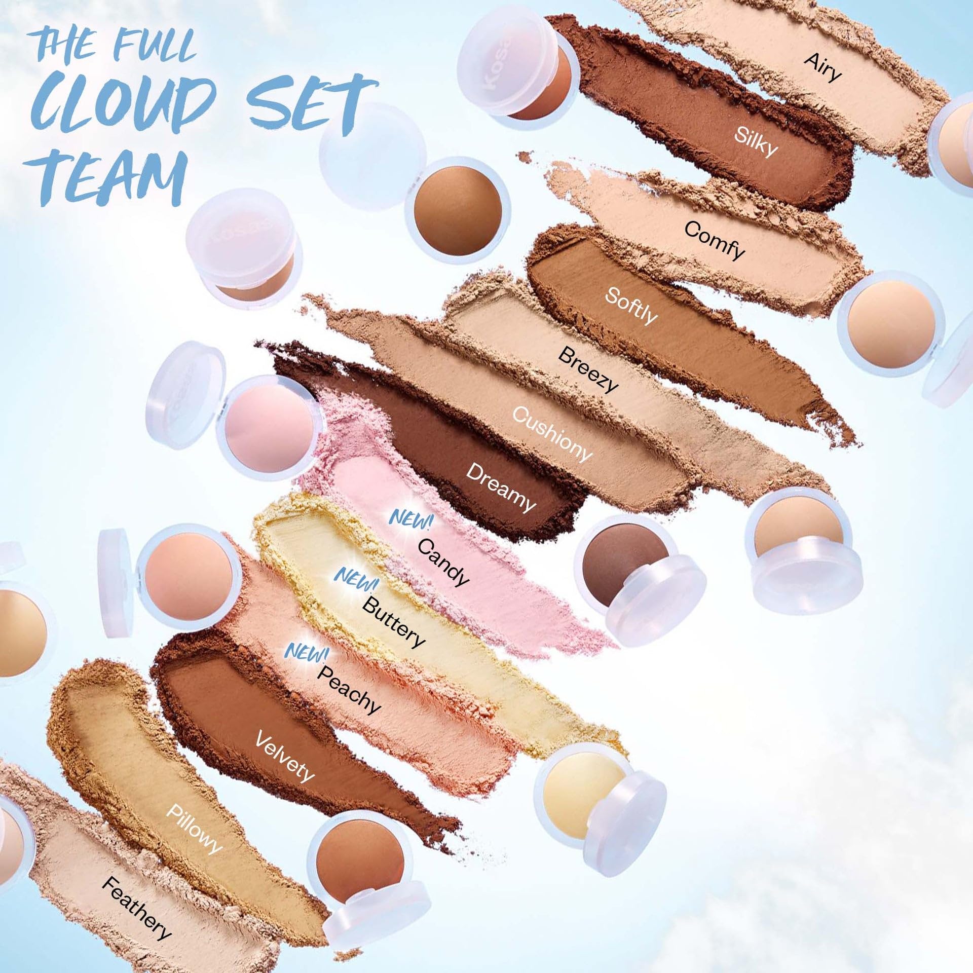 Kosas Cloud Set Pressed Setting Powder – Translucent Shine Control Face Powder, Soft Matte Finish, Silky (Sheer Tan Deep) - Image 4