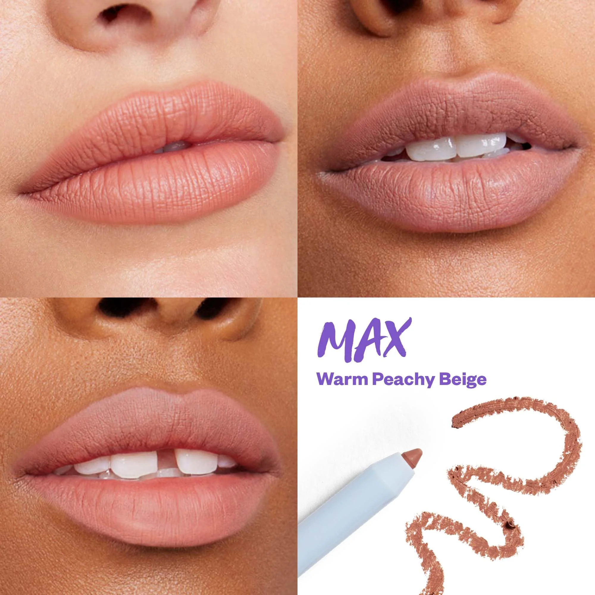 Kosas Hotliner Retractable Lip Liner Pencil with Built-In Brush & Sharpener - Easy Contouring, Hydrating, Long-Lasting - Pigmented Creamy Texture for Plumping Lips - Hyaluronic Acid & Konjac - Max - Image 8