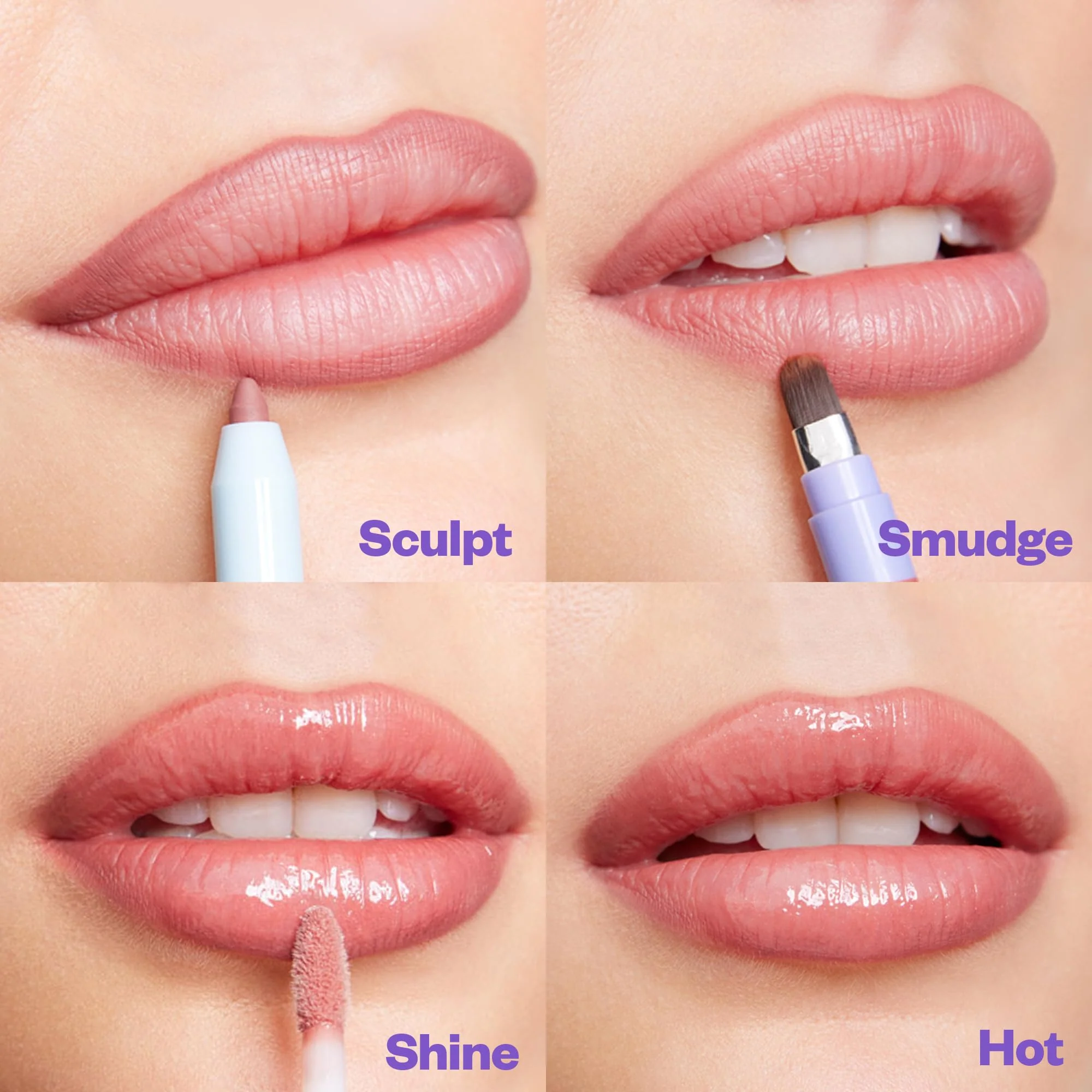 Kosas Hotliner Retractable Lip Liner Pencil with Built-In Brush & Sharpener - Easy Contouring, Hydrating, Long-Lasting - Pigmented Creamy Texture for Plumping Lips - Hyaluronic Acid & Konjac - Mega - Image 2