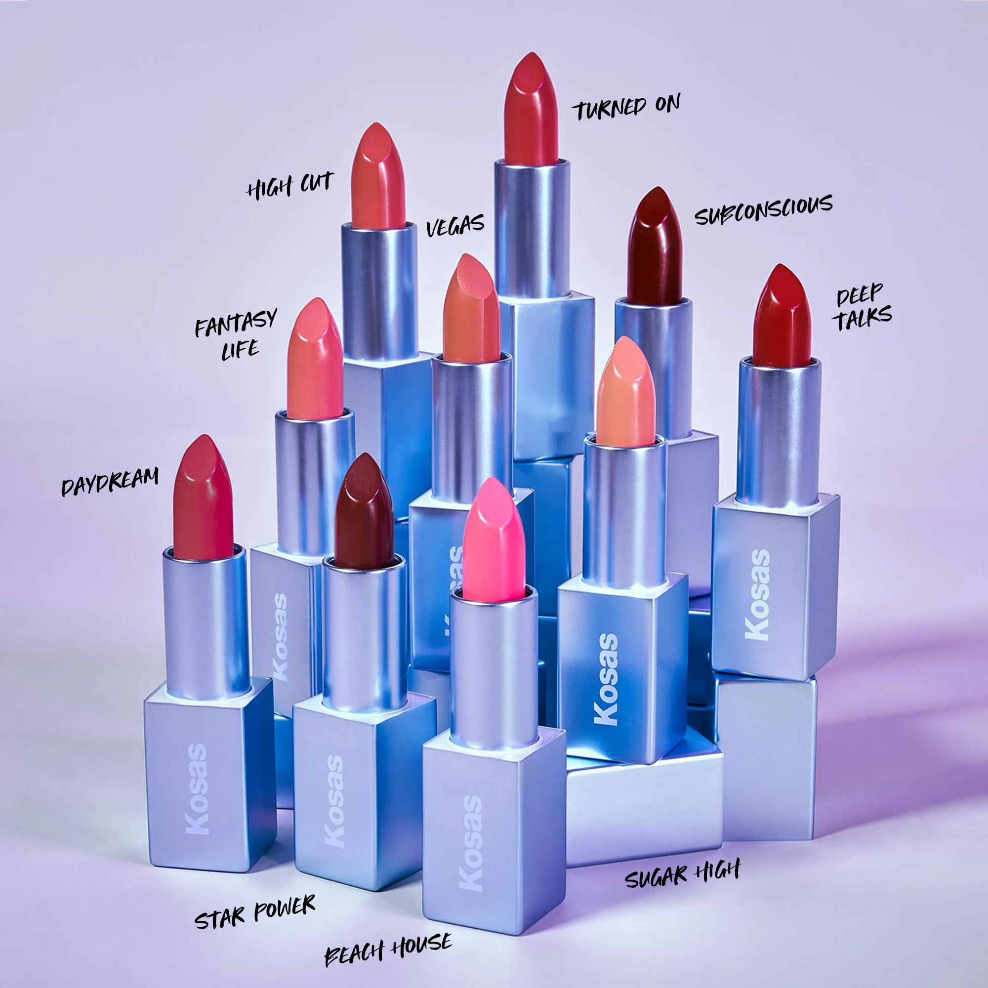 Kosas Weightless Lip Color Nourishing Satin Lipstick - High Impact Lip Color with Clean Formula - Comfy Feel & Soft Finish - Deep Talks - Image 6