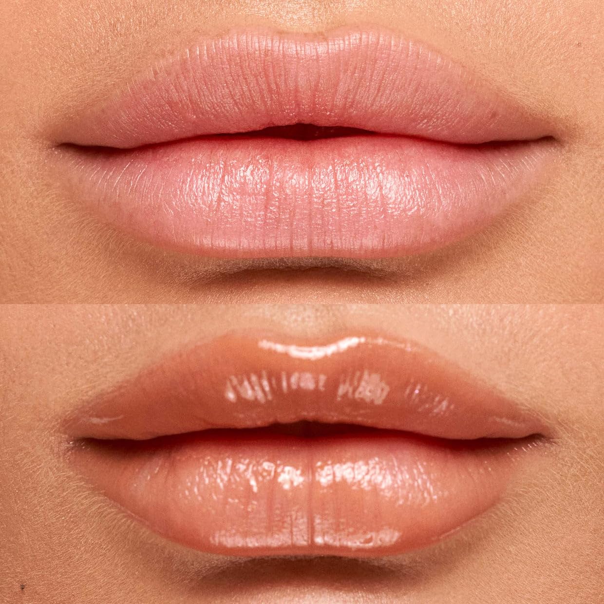 Kosas Wet Lip Oil Gloss - Hydrating Lip Plumping Treatment with Hyaluronic Acid & Peptides (Bare) - Image 5