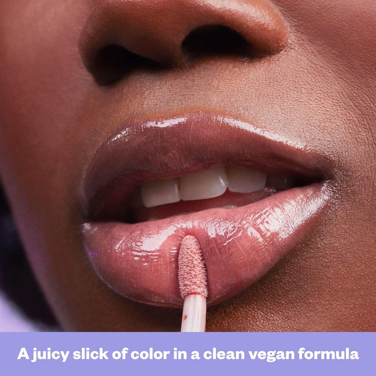 Kosas Wet Lip Oil Gloss - Hydrating Lip Plumping Treatment with Hyaluronic Acid & Peptides, Non-Sticky Finish (Unbuttoned) - Image 3