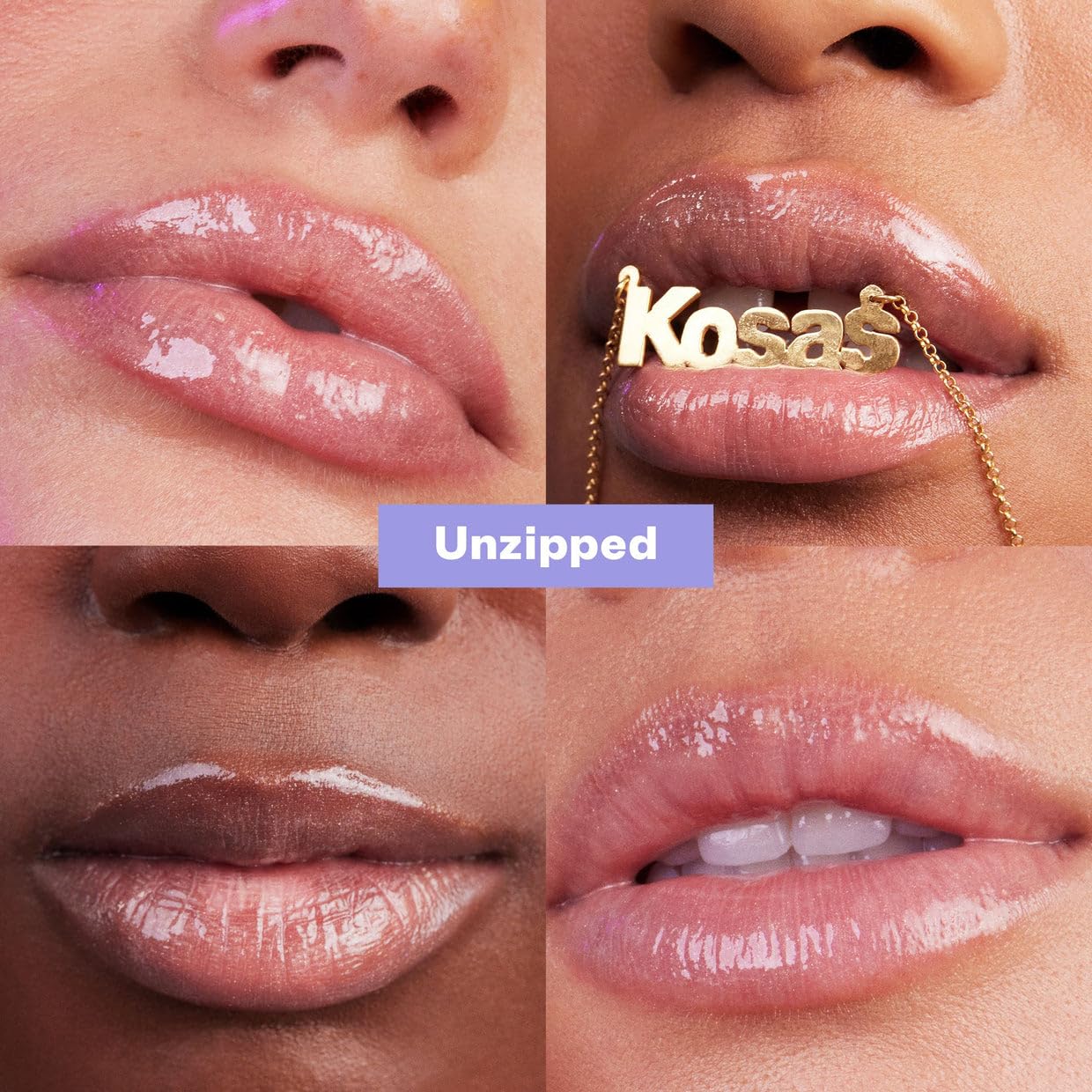Kosas Wet Lip Oil Gloss - Hydrating Lip Plumping Treatment with Hyaluronic Acid & Peptides, Non-Sticky Finish (Unzipped) - Image 8