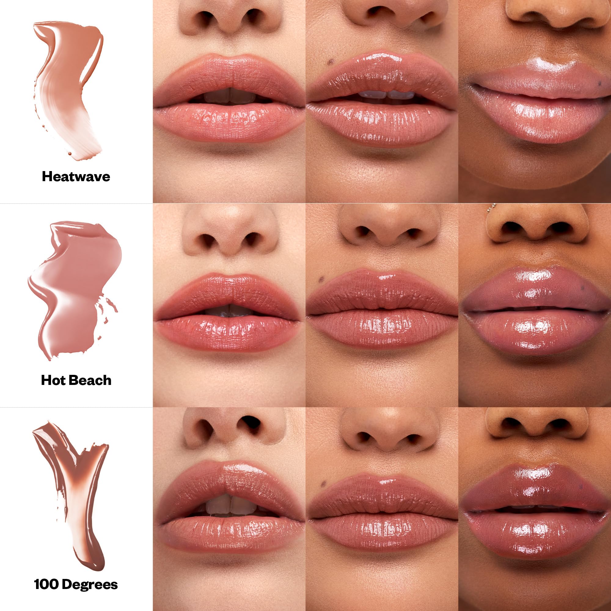 Kosas Wet Stick Moisturizing Shiny Sheer Lipstick with Ceramides, Hyaluronic acid, Peptides and Mango Butter - Soothes, Softens, and Moisturizes Lips – 100 Degrees - Image 3