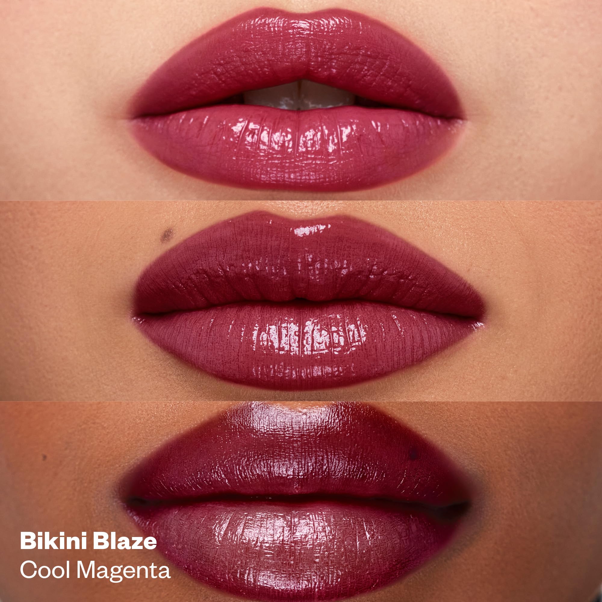 Kosas Wet Stick Moisturizing Shiny Sheer Lipstick with Ceramides, Hyaluronic acid, Peptides and Mango Butter - Soothes, Softens, and Moisturizes Lips – Bikini Blaze - Image 5