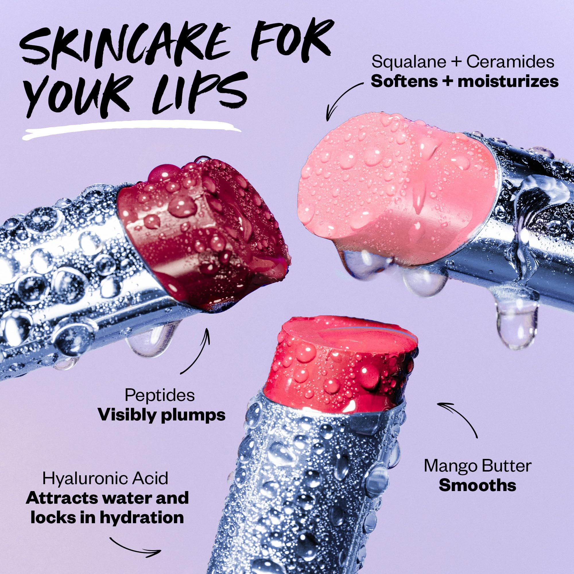 Kosas Wet Stick Moisturizing Shiny Sheer Lipstick with Ceramides, Hyaluronic acid, Peptides and Mango Butter - Soothes, Softens, and Moisturizes Lips – Malibu - Image 9