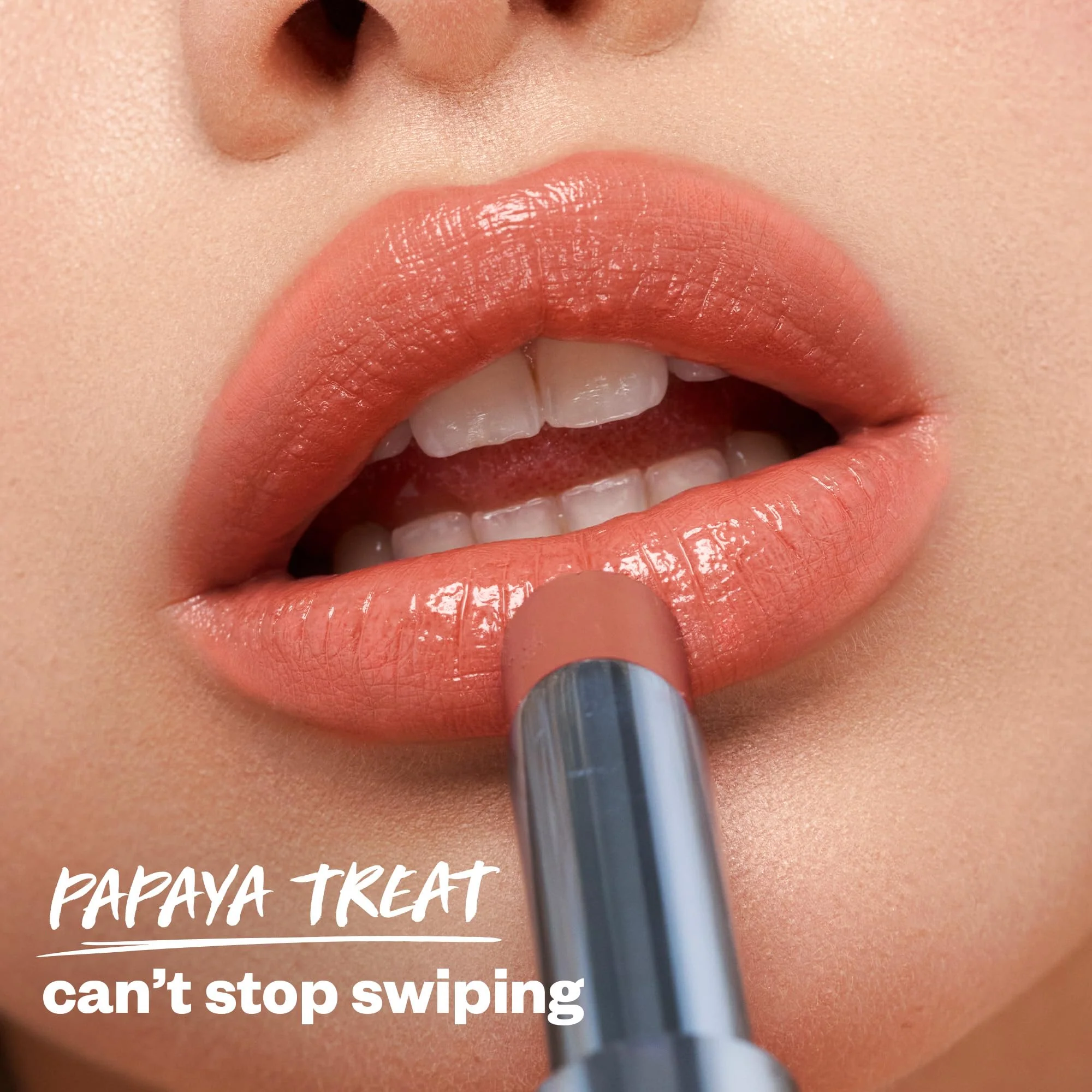 Kosas Wet Stick Moisturizing Shiny Sheer Lipstick with Ceramides, Hyaluronic acid, Peptides and Mango Butter - Soothes, Softens, and Moisturizes Lips – Papaya Treat - Image 8