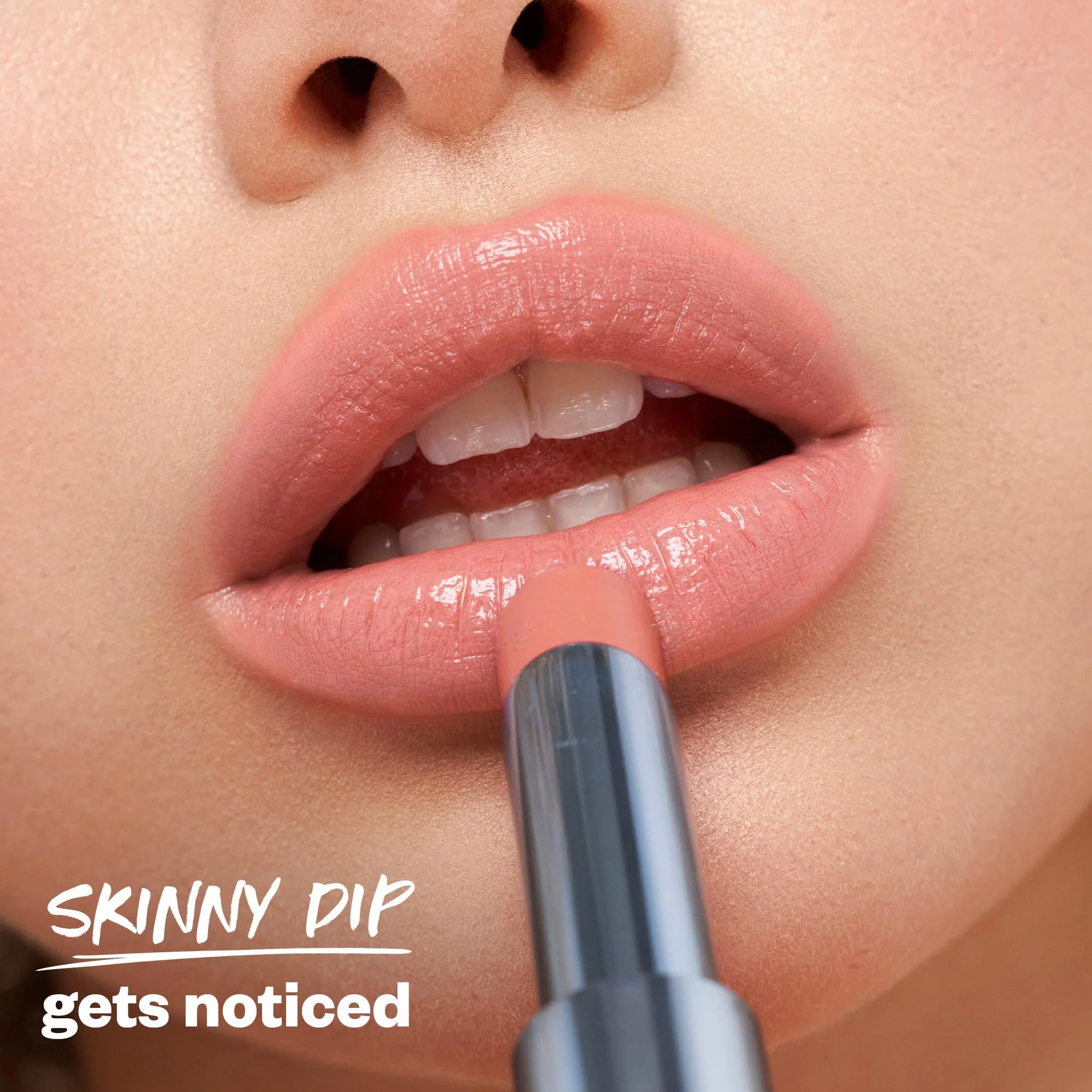 Kosas Wet Stick Moisturizing Shiny Sheer Lipstick with Ceramides, Hyaluronic acid, Peptides and Mango Butter - Soothes, Softens, and Moisturizes Lips – Skinny Dip - Image 8