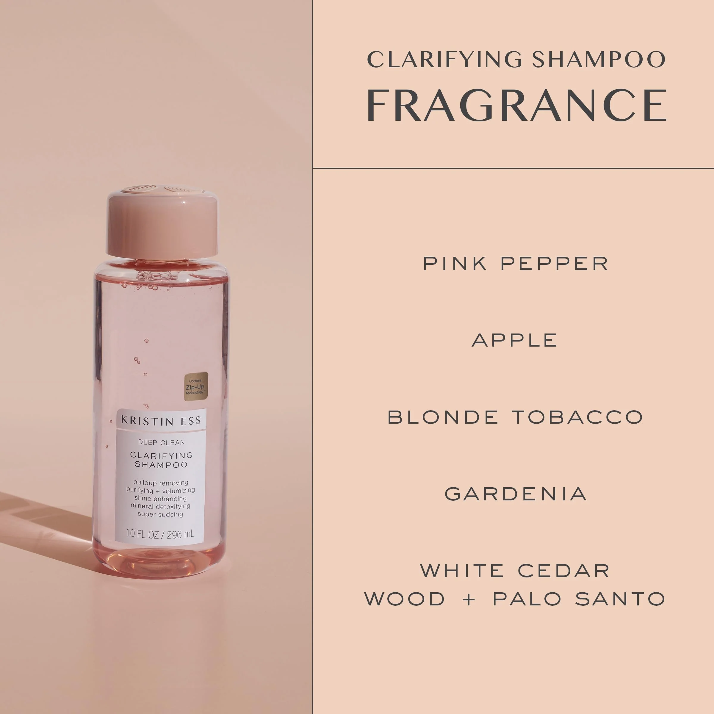 Kristin Ess Deep Clean Clarifying Shampoo for Oily Hair & Build Up | Detox Purifying + Cleansing Oily Hair Treatment - Sulfate Free + Vegan - Product for Thick, Curly + Color Treated Hair - Image 4