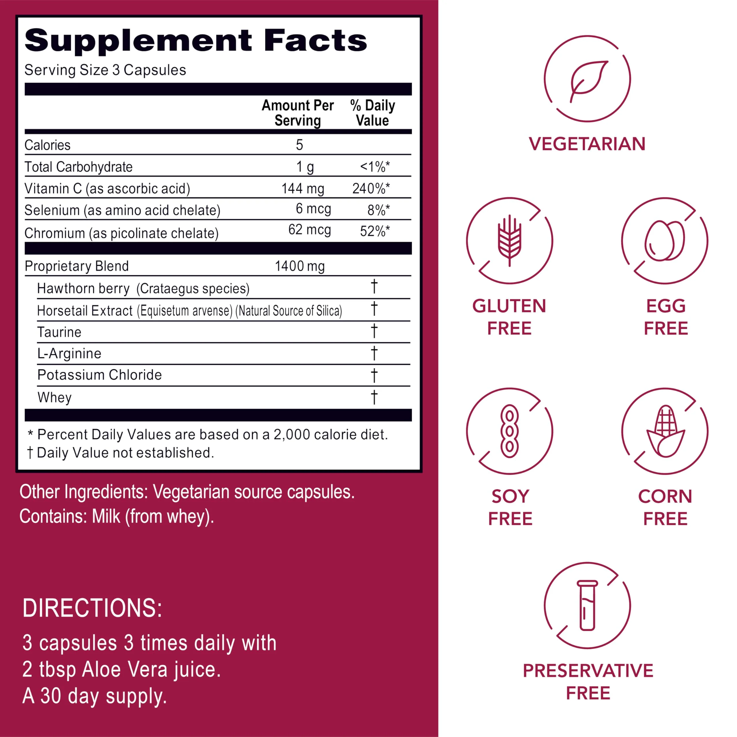 Kroeger Herb, Circu Flow, Holistic Heart Supplement and Circulation Health with Hawthorn Berry, Daily Circulation Supplement for Vascular Support with Hawthorn, Non-GMO, 270 Capsules, Made in USA - Image 7