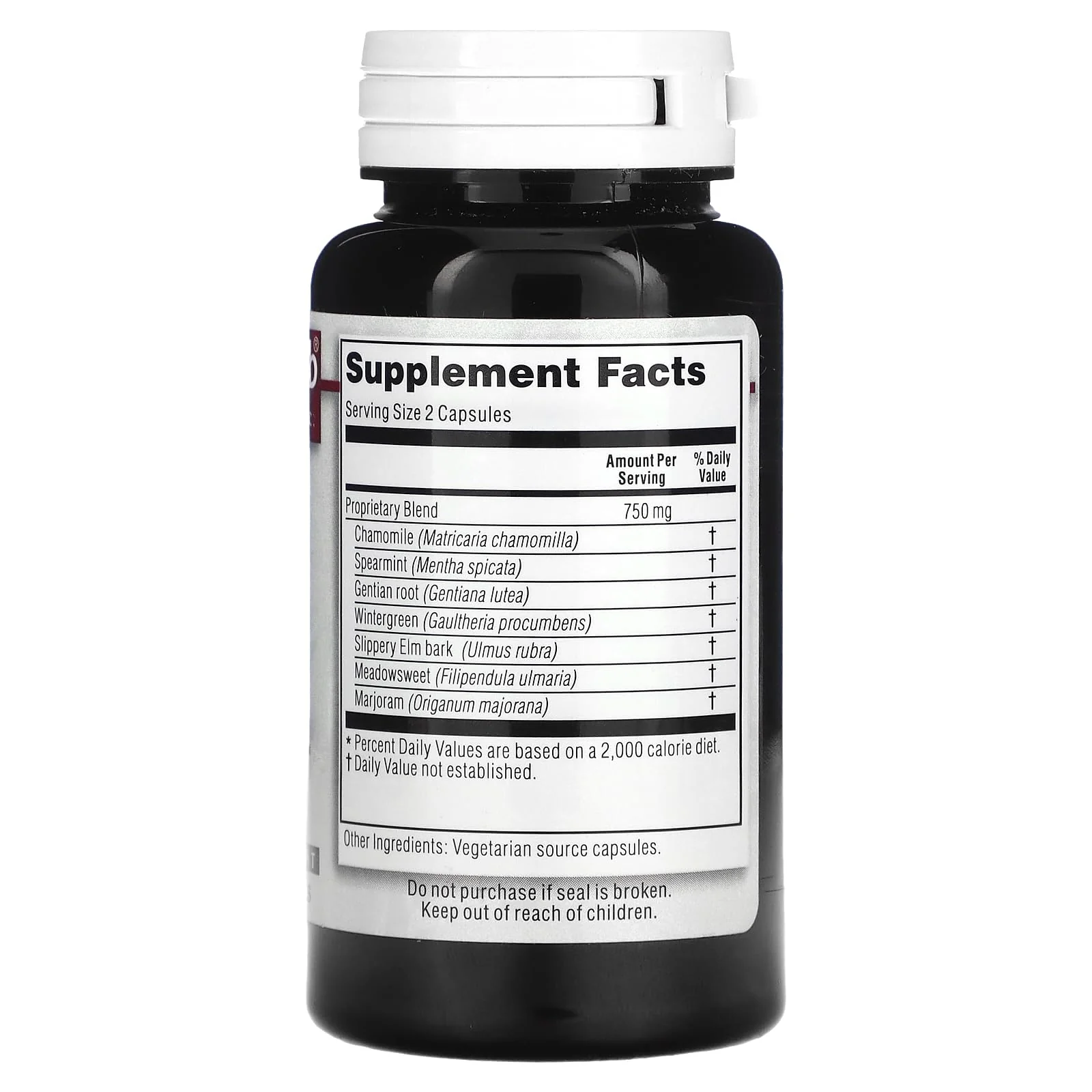 Kroeger Herb Healthy Gut Vegetarian Capsules, 100 Count - Image 2