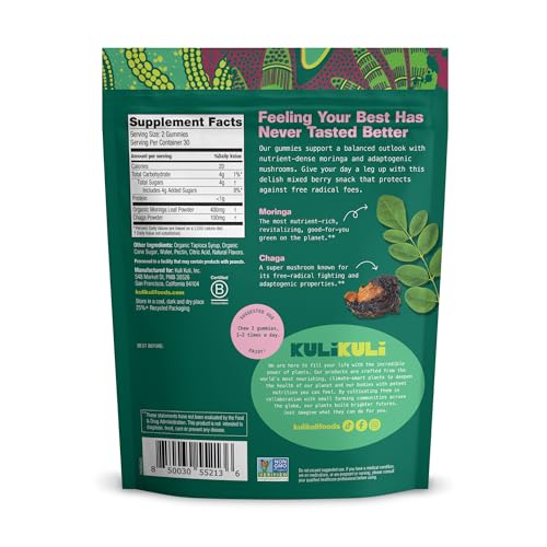Kuli Kuli Super Energy Gummies - Energy Supplements with Moringa, Caffeine-Free Natural Energy Booster - 60 Non-GMO, Gluten-Free Moringa Gummies - Image 8