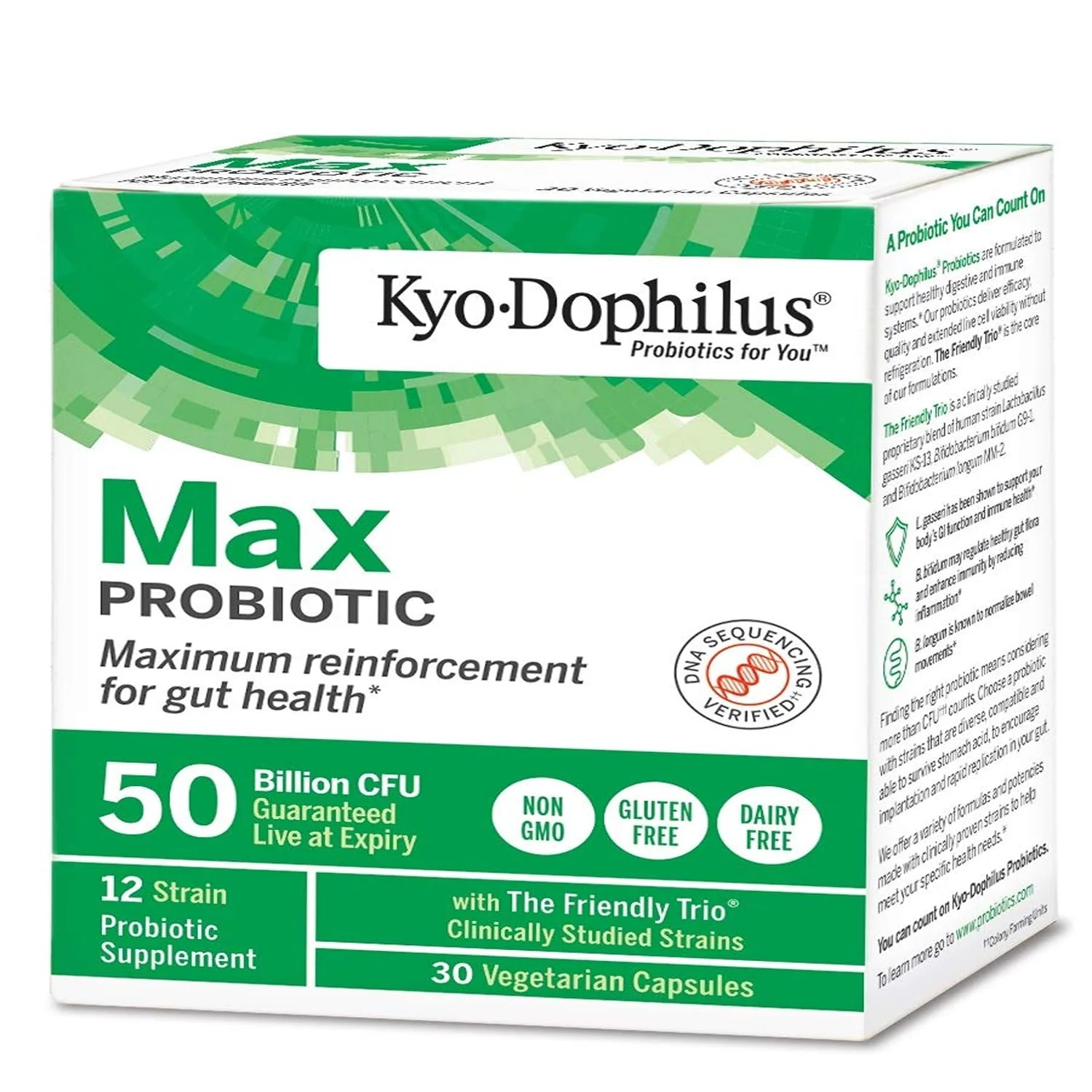 Kyo-Dophilus Max Probiotics, 30 Vegetarian Capsules - Image 5