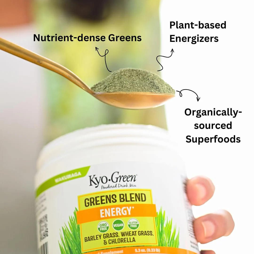 Kyo-Green Greens Blend Energy*, Powdered Drink Mix, 5.3 oz - Image 3