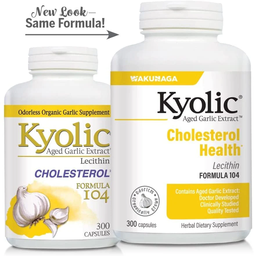Kyolic #104 Garlic Extract With Lecithn 300 cap ( two-Pack) - Image 2