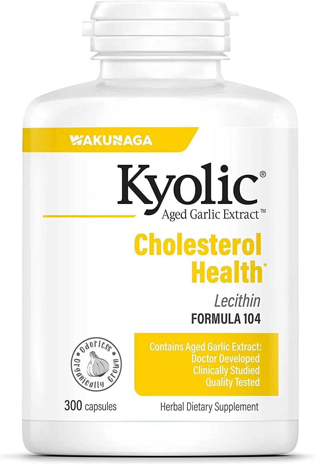 Kyolic #104 Garlic Extract With Lecithn 300 cap ( two-Pack) - Image 6