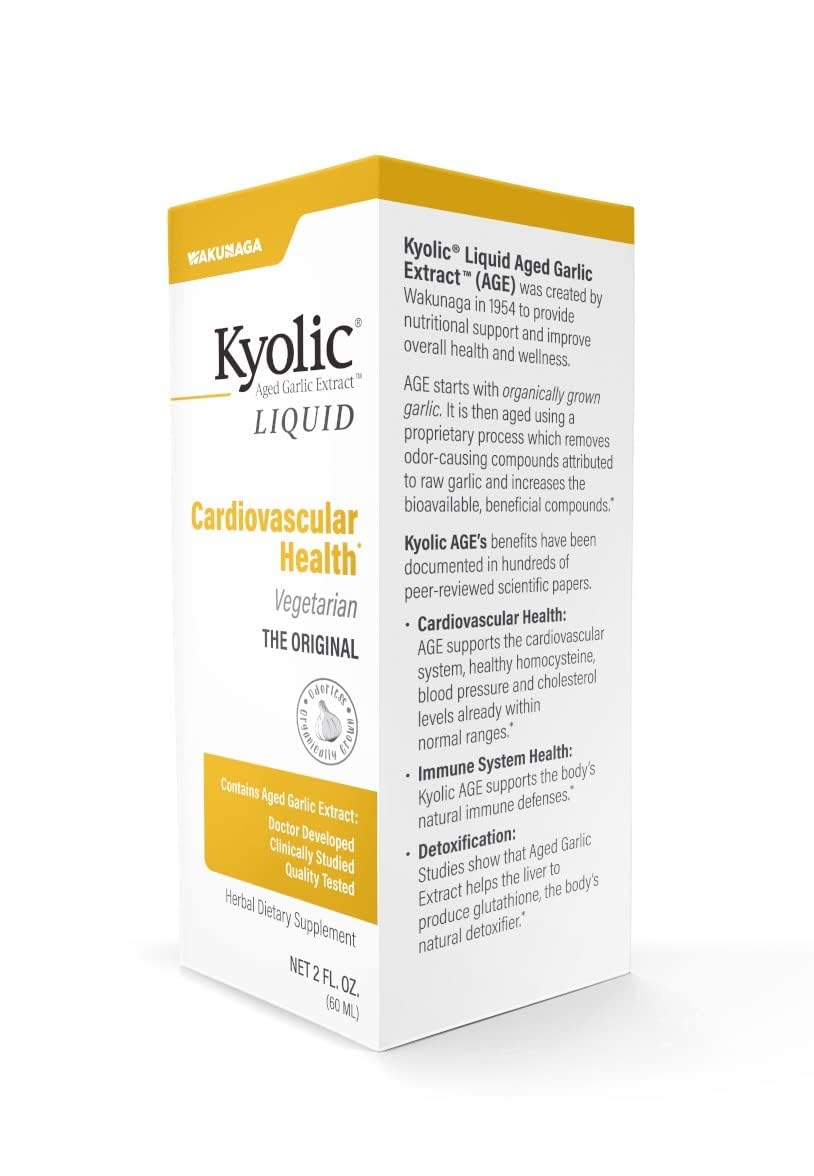 Kyolic Aged Garlic Extract Cardiovascular Health*, Liquid 2 Ounces (60 ml) - Image 2