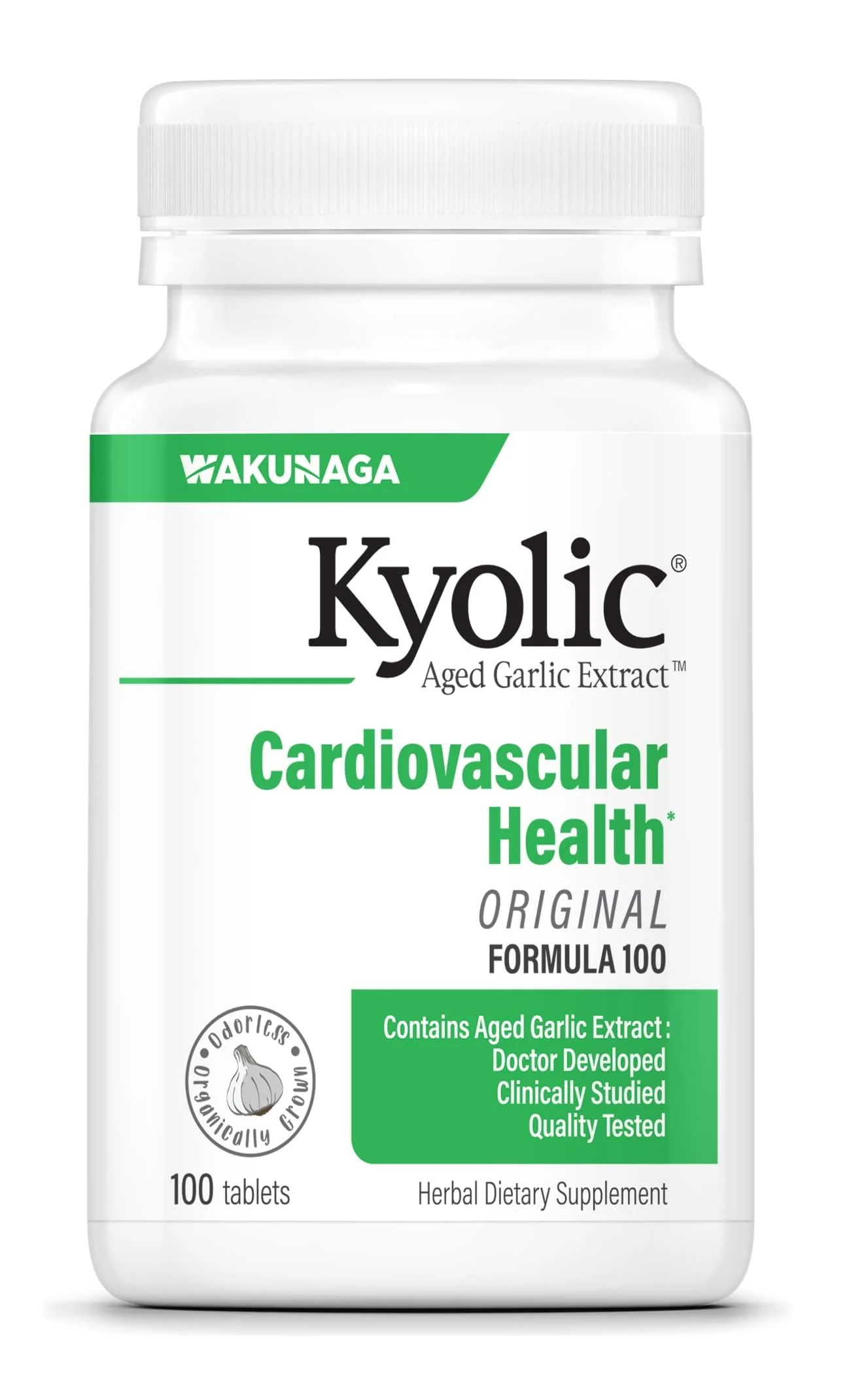 Kyolic Aged Garlic Extract Formula 100, Cardiovascular Health*, 100, Tablets. - Image 5