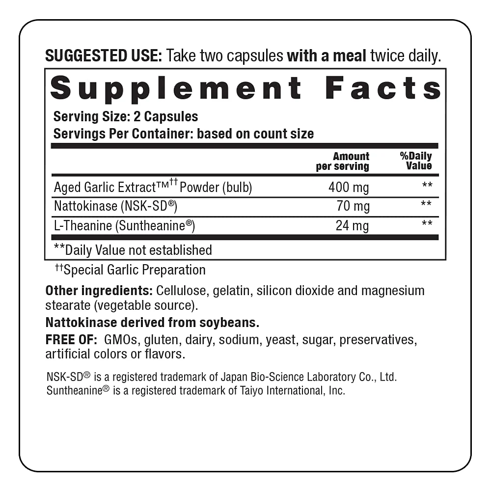 Kyolic Aged Garlic Extract Formula 109, 160 caps by Kyolic (Pack of 2) - Image 3