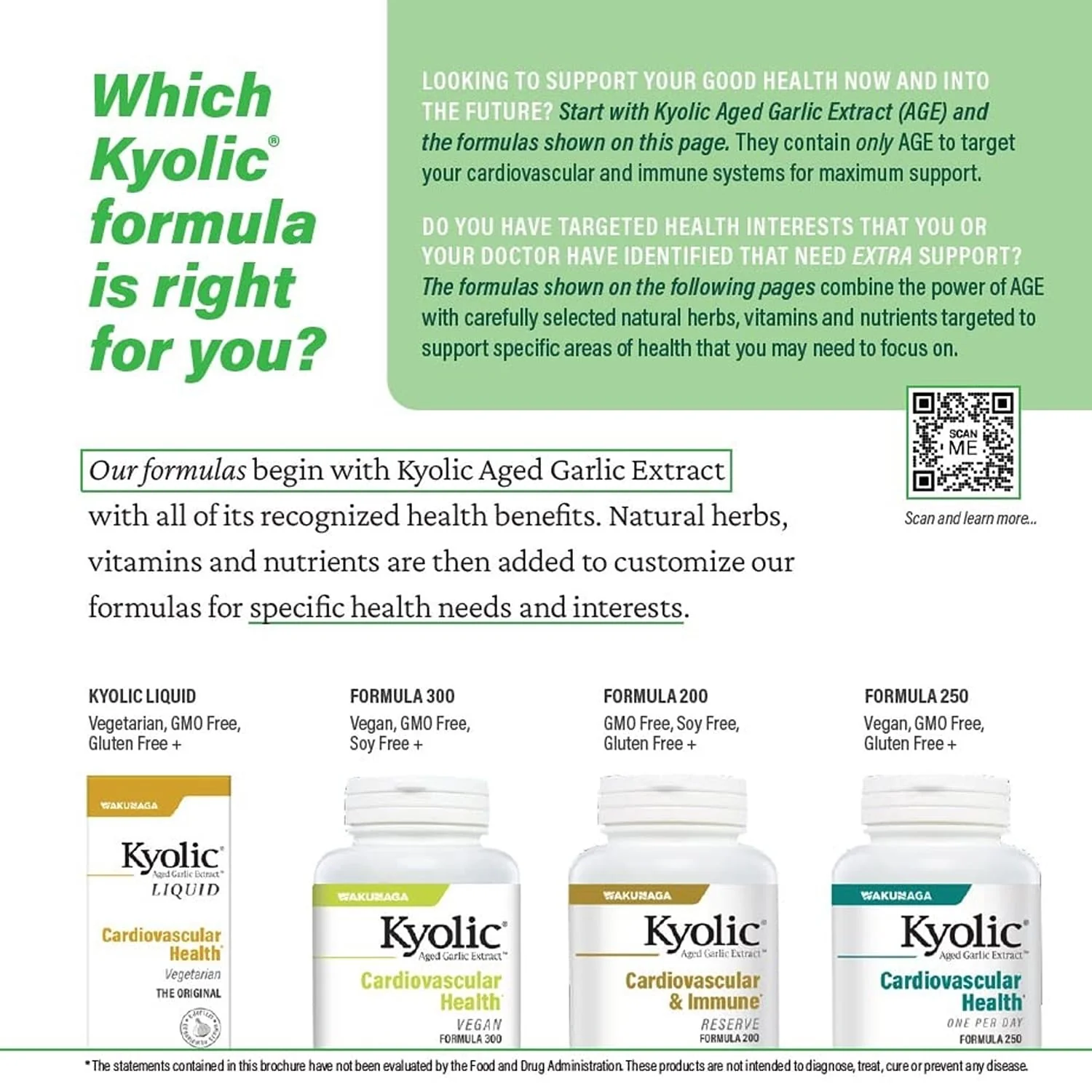 Kyolic Aged Garlic Extract Formula 300, Cardiovascular Health*, Vegan, 120 Capsules - Image 4