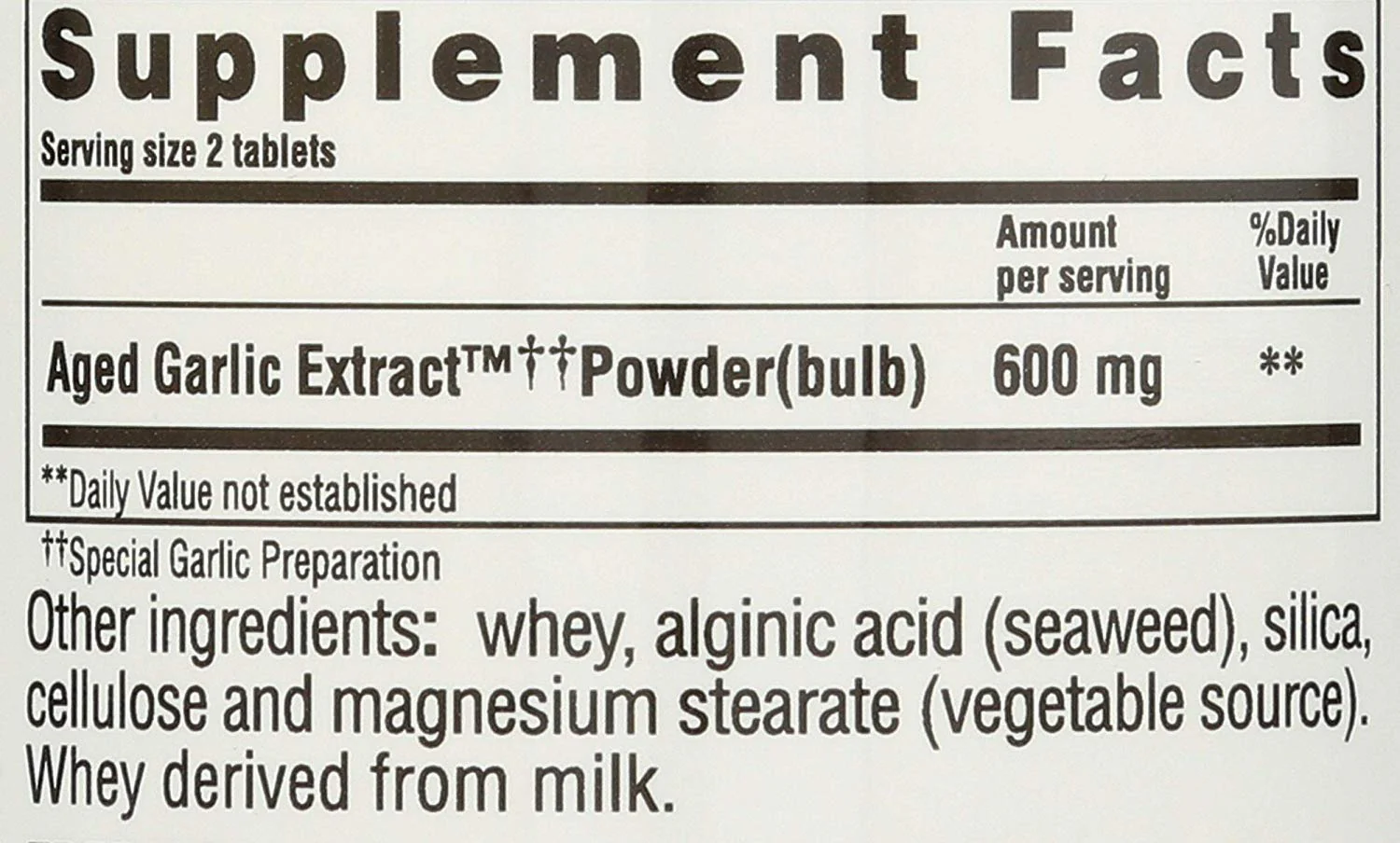 Kyolic Formula 100 Original Formula - 200 Tablets - Image 2