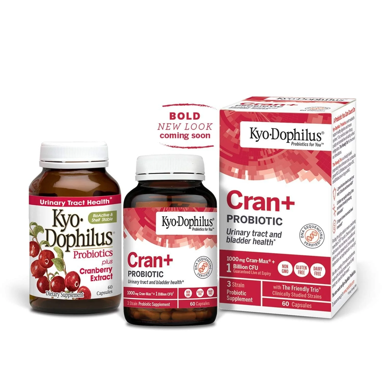 Kyolic Kyo-Dophilus Cran+ Probiotic, Urinary Tract and Bladder Health*, 60 Capsules - Image 2