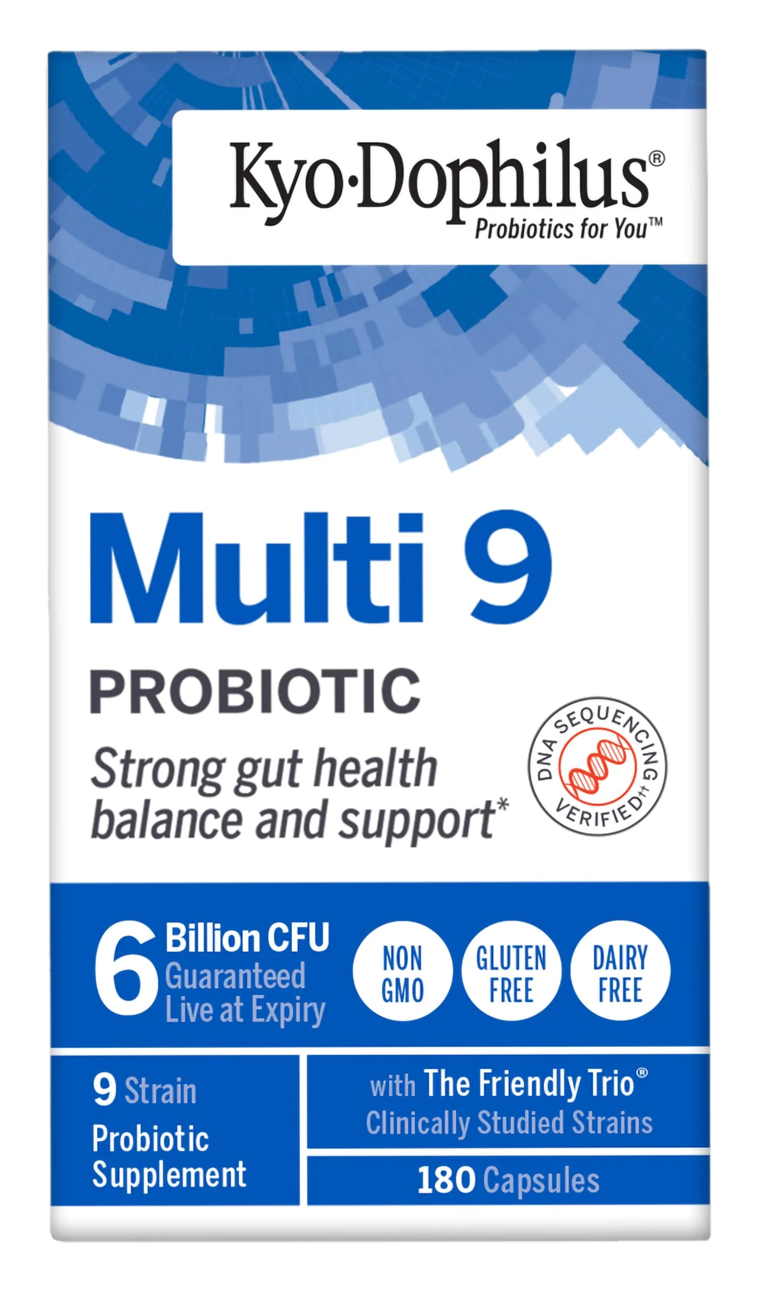 Kyolic Kyo-Dophilus Multi 9 Probiotic, Strong Gut Health Balance and Support*, 180 Capsules - Image 6