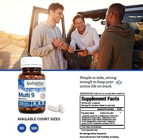 Kyolic Kyo-Dophilus Multi 9 Probiotic, Strong Gut Health Balance and Support*, 90 Capsules - Image 2