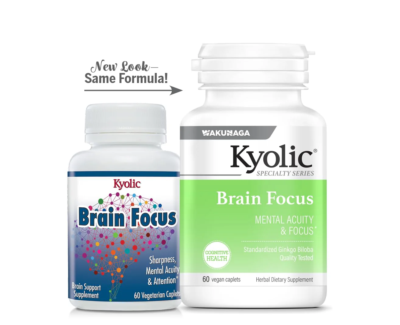 Kyolic Specialty Series Brain Memory, for Mental Acuity & Focus*, 90 Capsules - Image 2