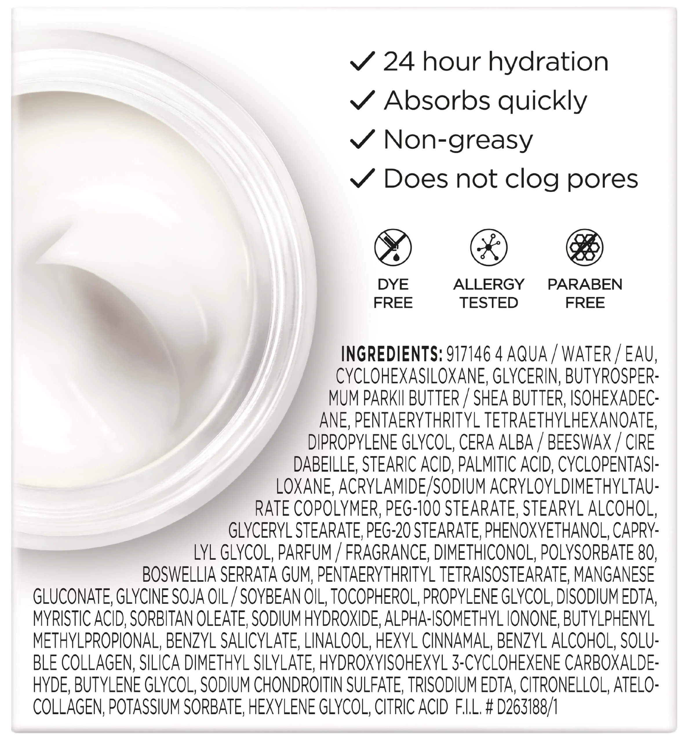 L’Oreal Paris Collagen Daily Face Moisturizer, Anti Aging Face Cream to Reduce Wrinkles and Provide Intense Hydration, 1.7 oz - Image 2
