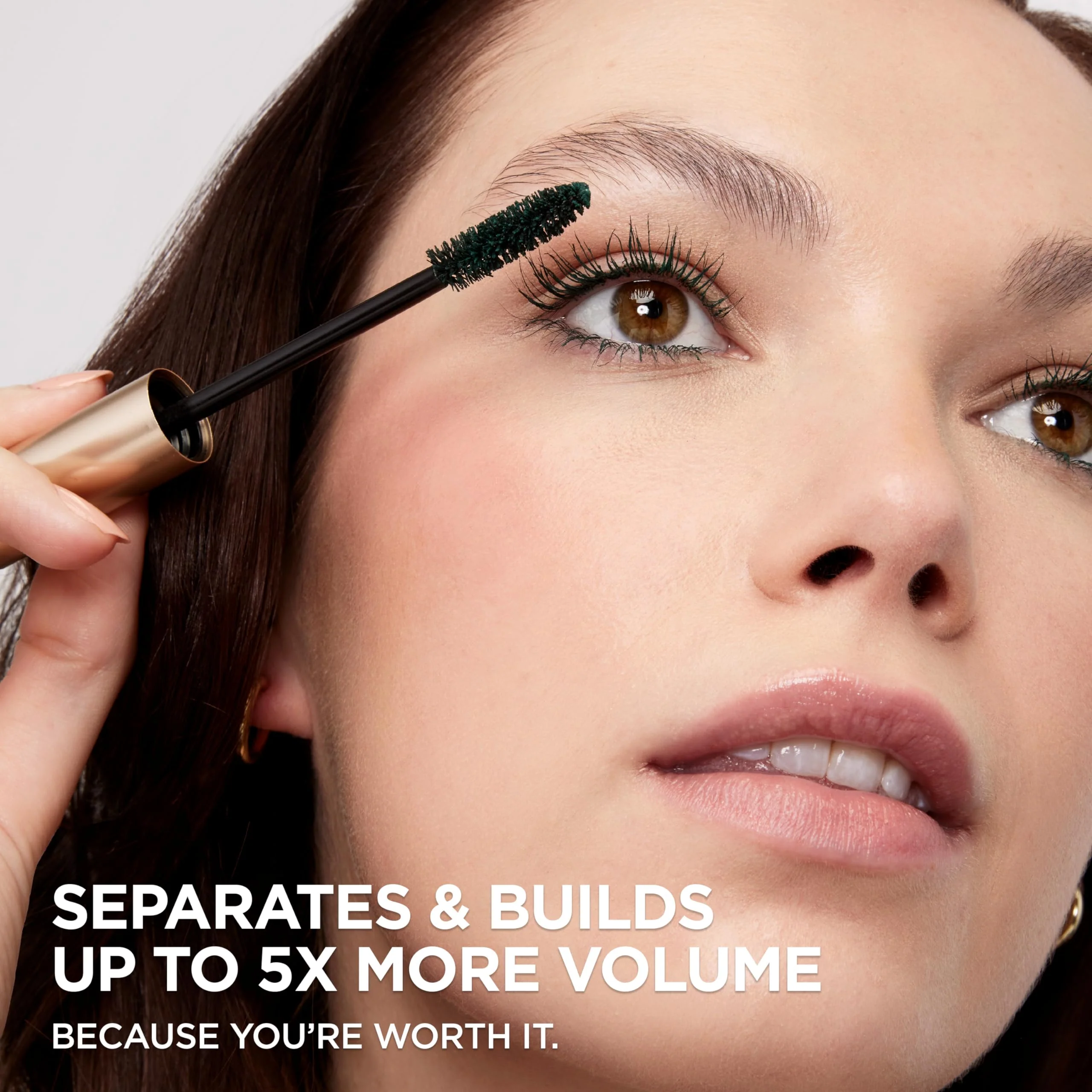 L’Oreal Paris Original Voluminous Mascara, Building Mascara Volume and Length Formula, Washable, Deep Green, 0.26 Fl Oz., 1 Count - Image 7
