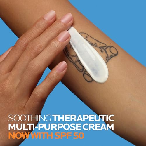 La Roche-Posay Cicaplast Balm B5 UV SPF 50, Vitamin B5 + Shea Butter + Tribioma + Madecassoside + Zinc Oxide Sunscreen, Post Treatment Skin Protectant With SPF, Multi-Purpose Cream For Dry Skin - Image 9