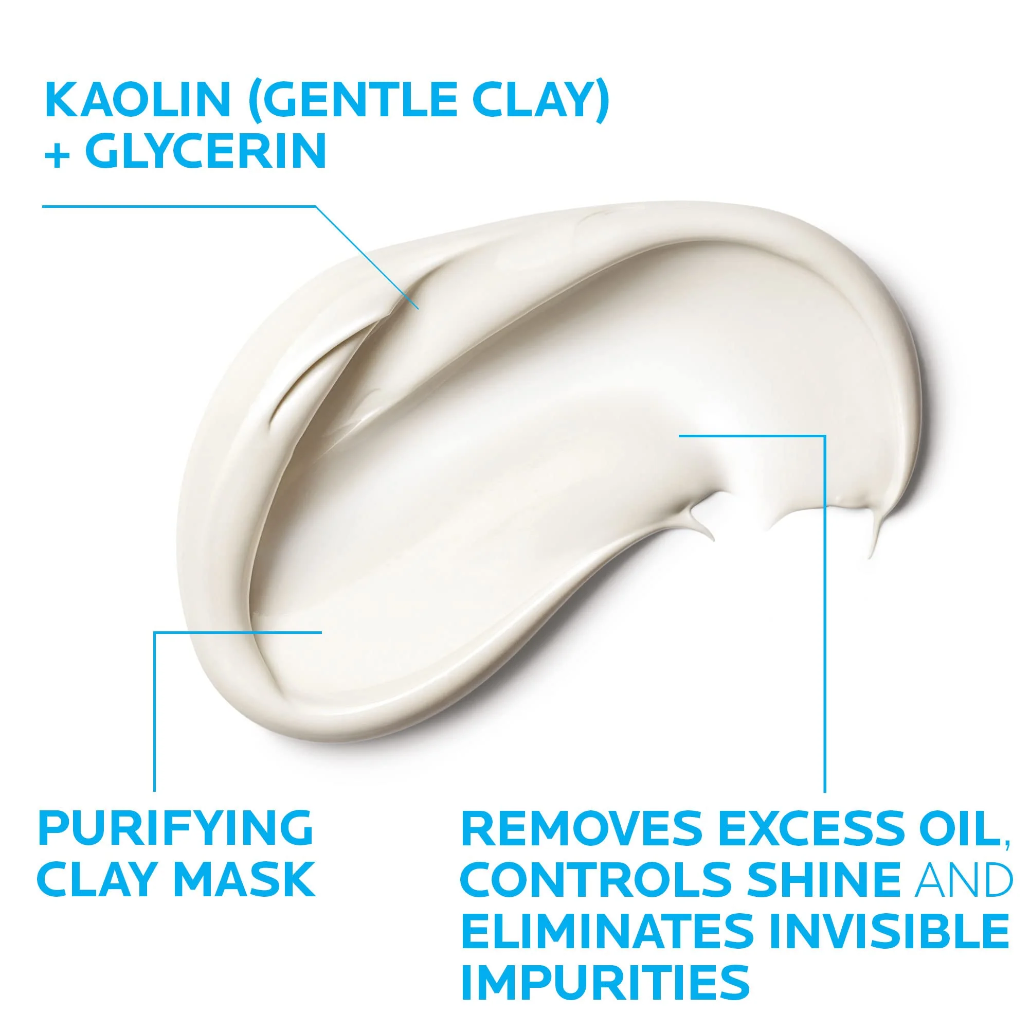 La Roche-Posay Effaclar Clarifying Clay Face Mask for Oily Skin, Unclogs Pores and Controls Shine Without Over-Drying, Packaging May Vary - Image 6