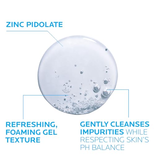 La Roche-Posay Effaclar Purifying Foaming Gel Cleanser for Oily Skin, With Zinc Pidolate To Remove Excess Oil & Shine, Alcohol Free & Oil Free, Sensitive Skin Tested - Image 5