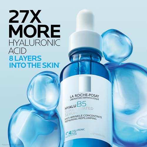 La Roche-Posay Hyalu B5 Suractivated Hyaluronic Acid Serum for Face, Vitamin B5 + Hyaluronic Acid + Glycerin, Hydrating Serum Visibly Plumps Skin, Sensitive Skin Safe, Anti Aging, Oil-Free - Image 14